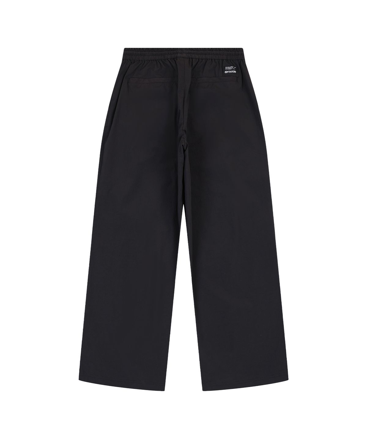 아웃도어 프로덕츠(OUTDOOR PRODUCTS) NYLON ONE-TUCK PANTS (BLACK)