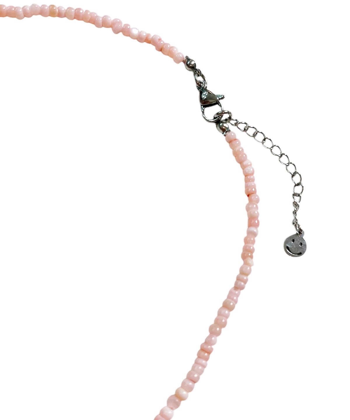 스케이터락(SK8ER ROCK) Starfish Coral Beads Necklace  ((light pink))