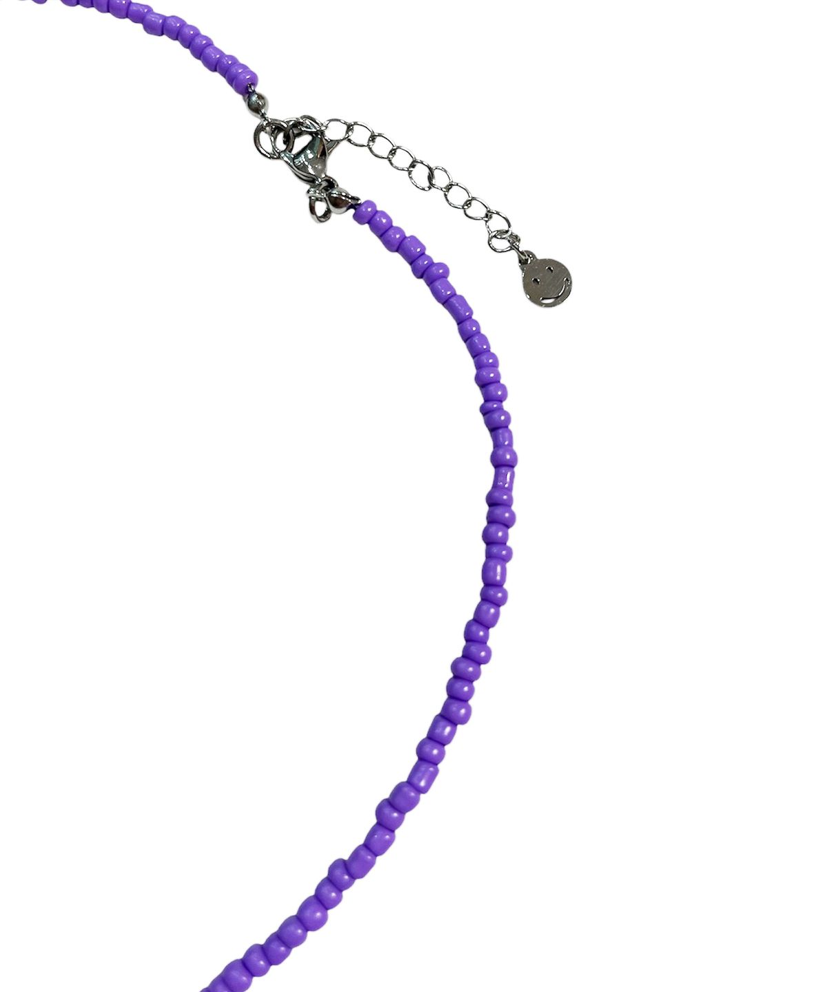 스케이터락(SK8ER ROCK) Melon Bread Turtle Beads Necklace ((light purple))