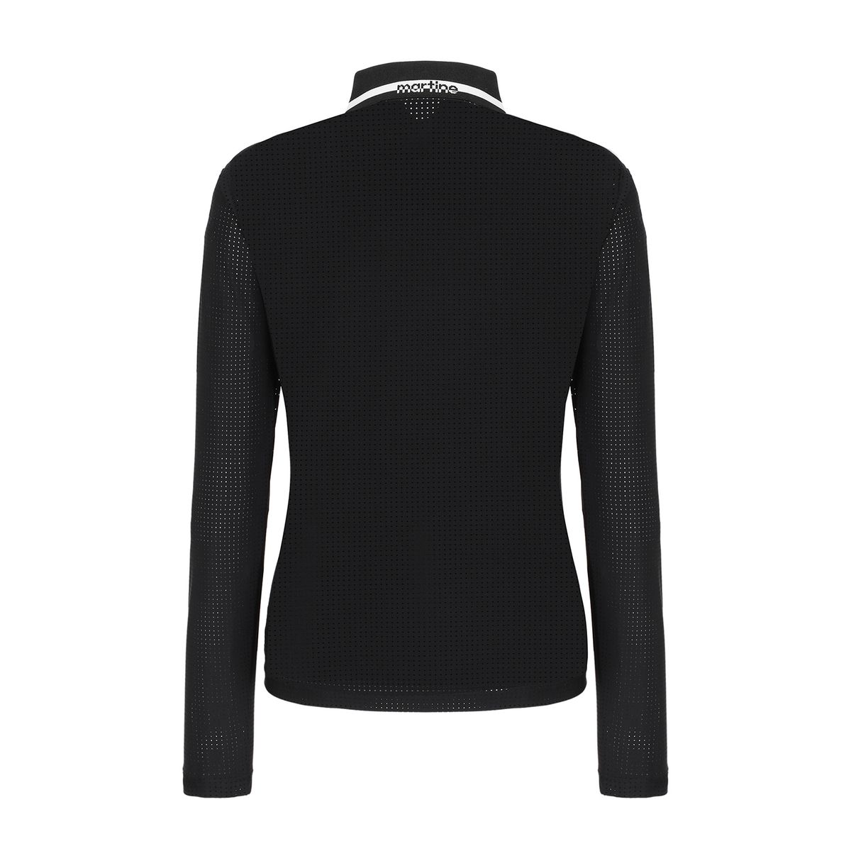마틴골프(MARTINE GOLF) Perforated Fabric T-Shirts_Black