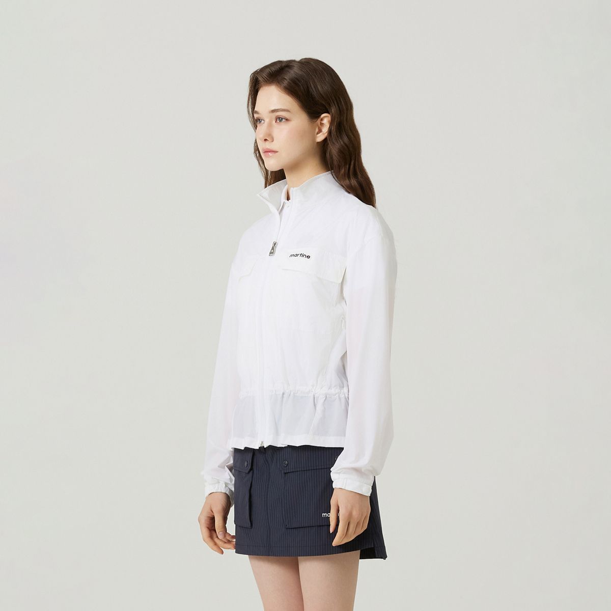마틴골프(MARTINE GOLF) Out Pocket Point Jumper_White