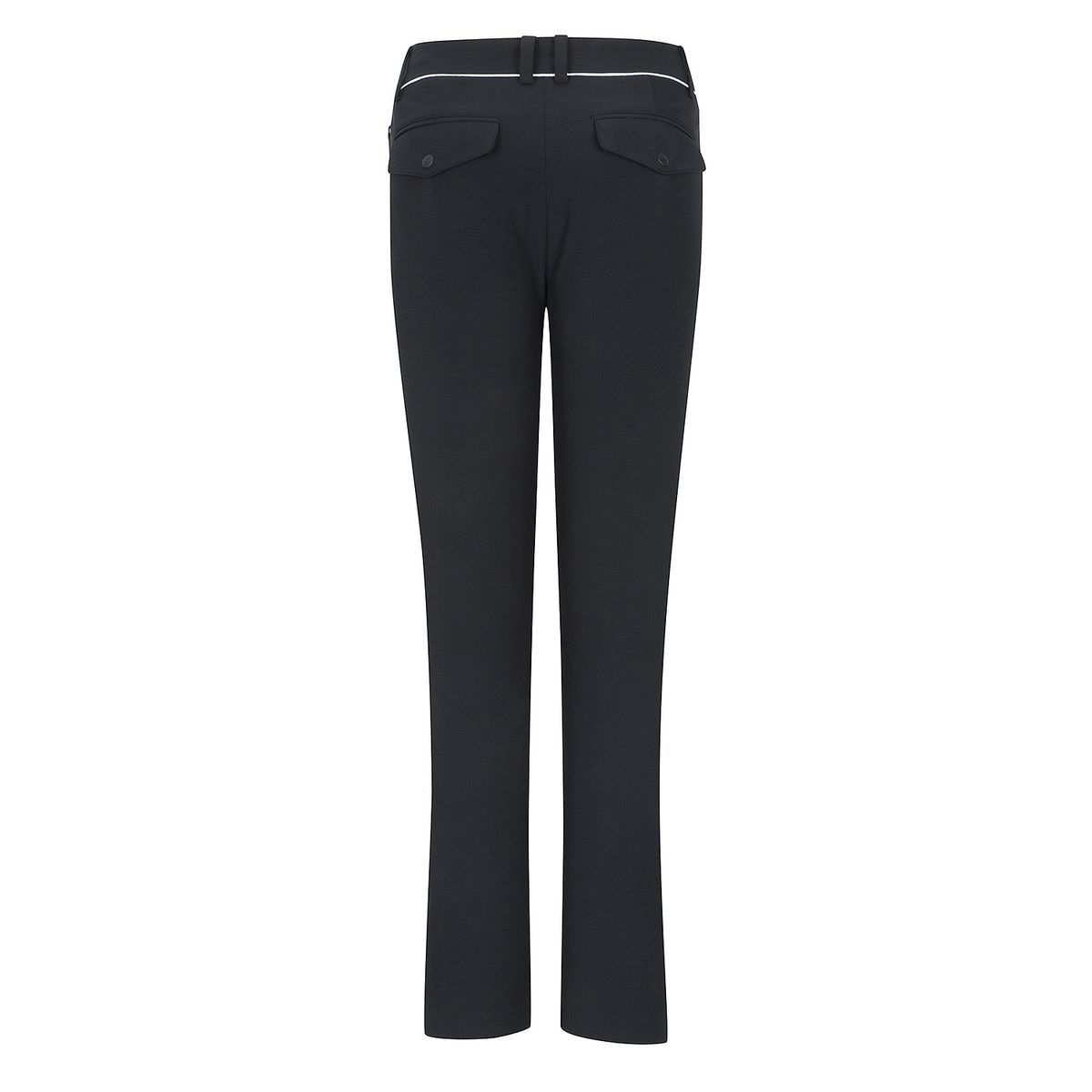 마틴골프(MARTINE GOLF) Hem Cutting Slim Pants_Black