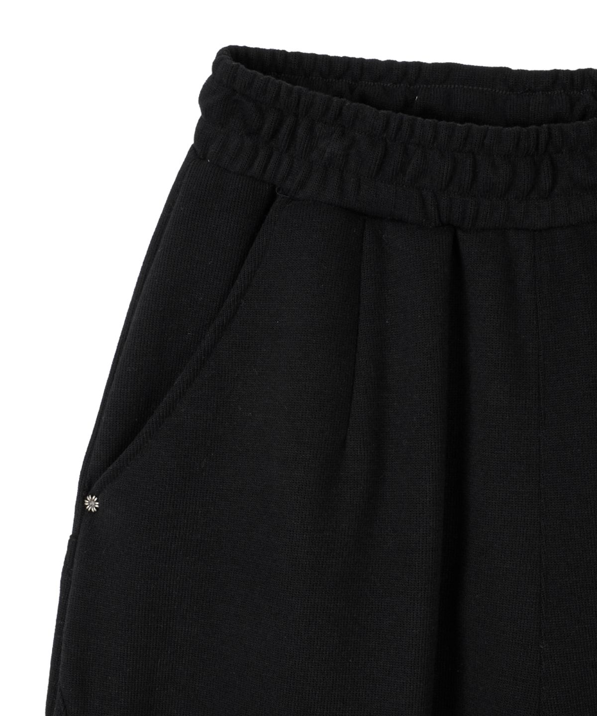 단델(DANDEL) DD structure balloon sweat pants (BLACK)