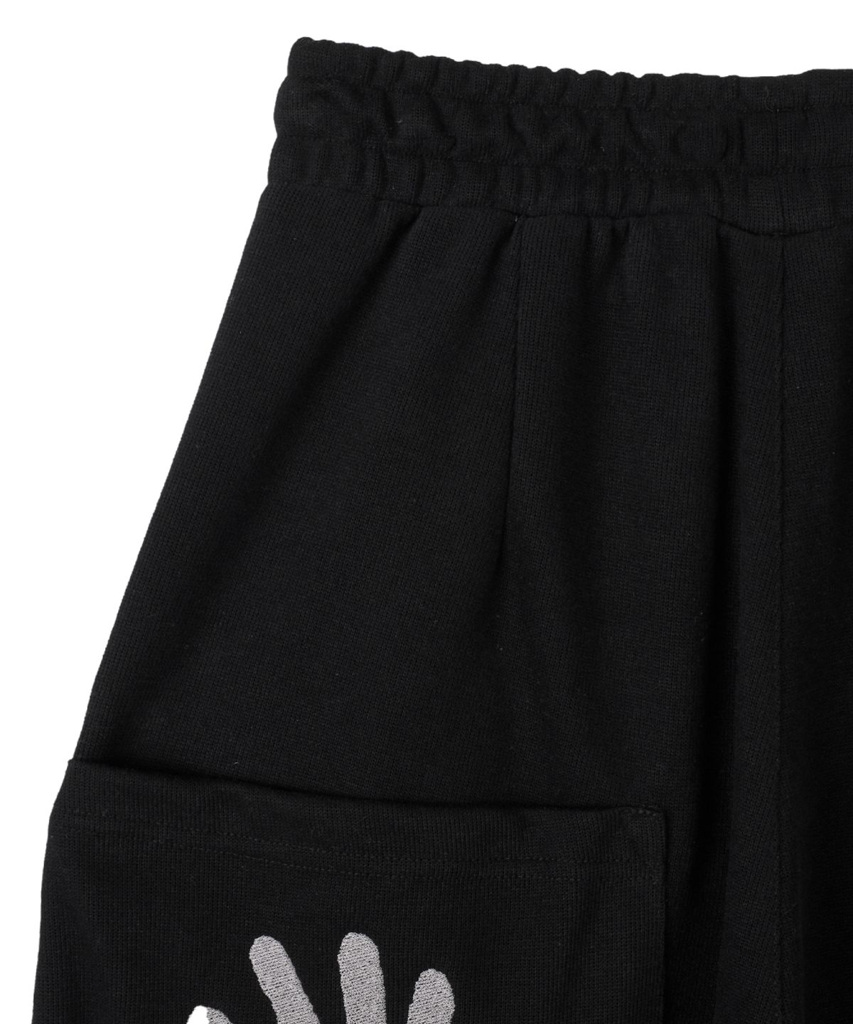 단델(DANDEL) DD structure balloon sweat pants (BLACK)