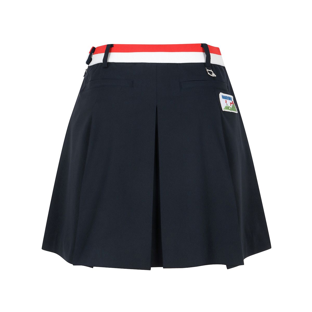 마틴골프(MARTINE GOLF) Knit Matching Pleats Culottes_Navy