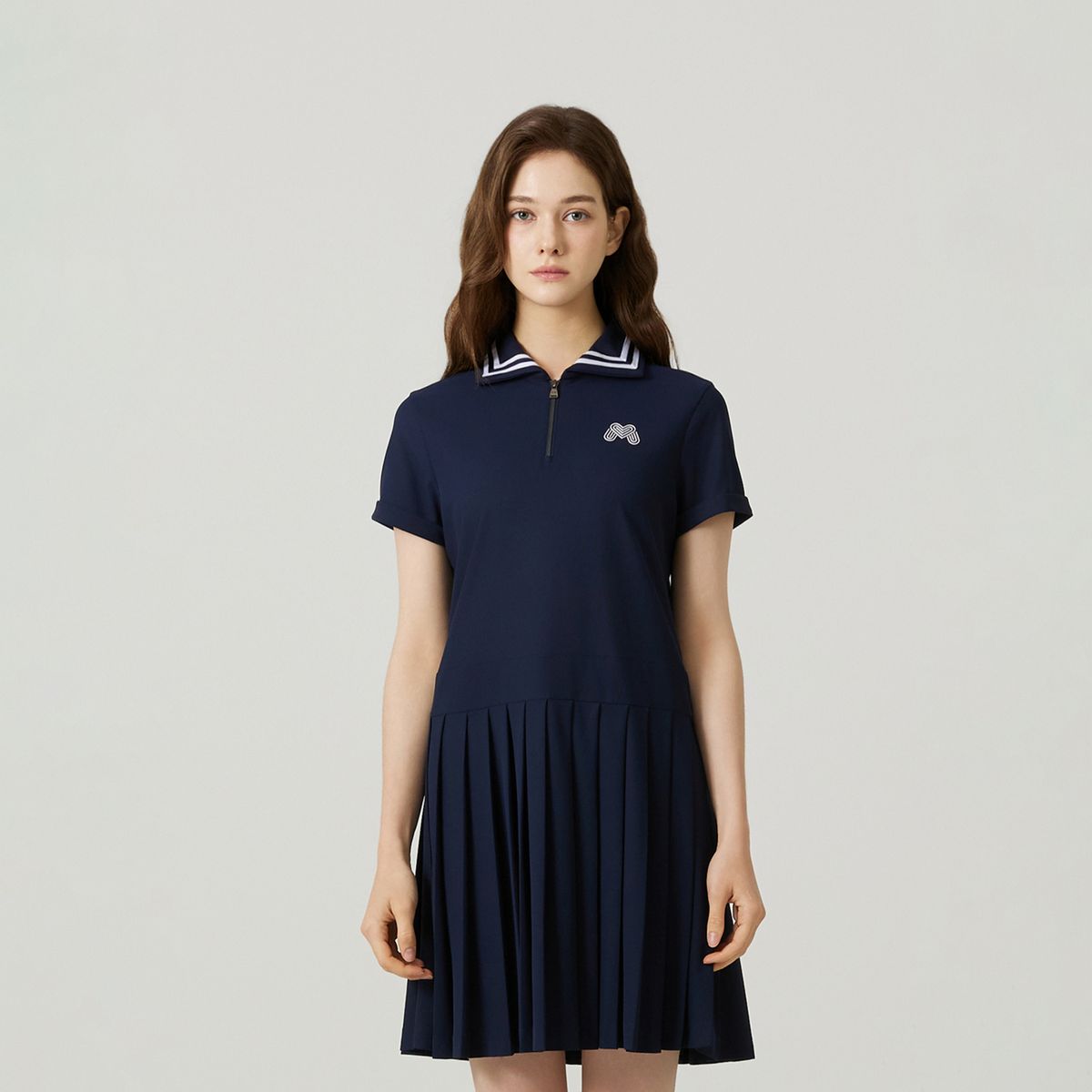 마틴골프(MARTINE GOLF) Pique Jersey One-piece_Navy