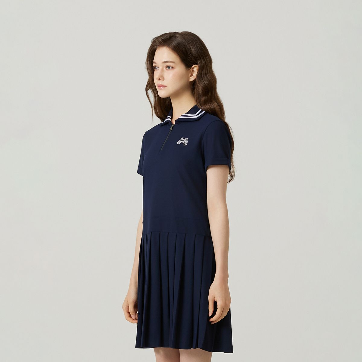 마틴골프(MARTINE GOLF) Pique Jersey One-piece_Navy