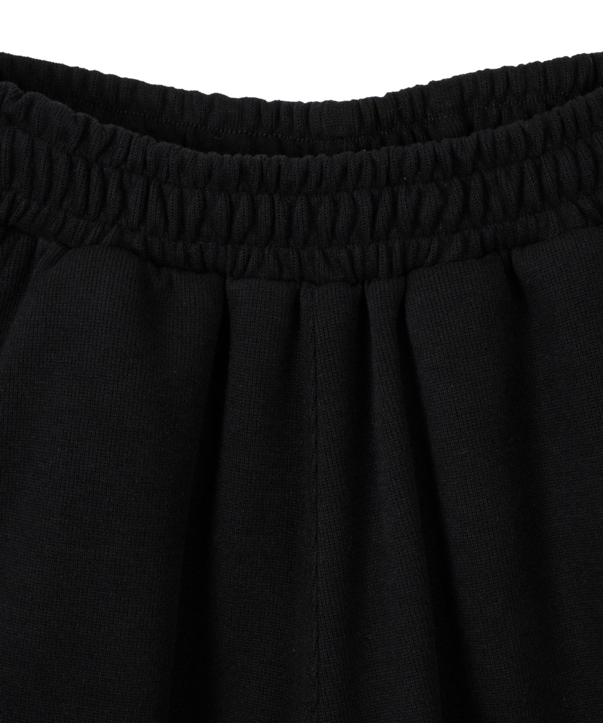 단델(DANDEL) DD symbol sweat bermuda pants (BLACK)