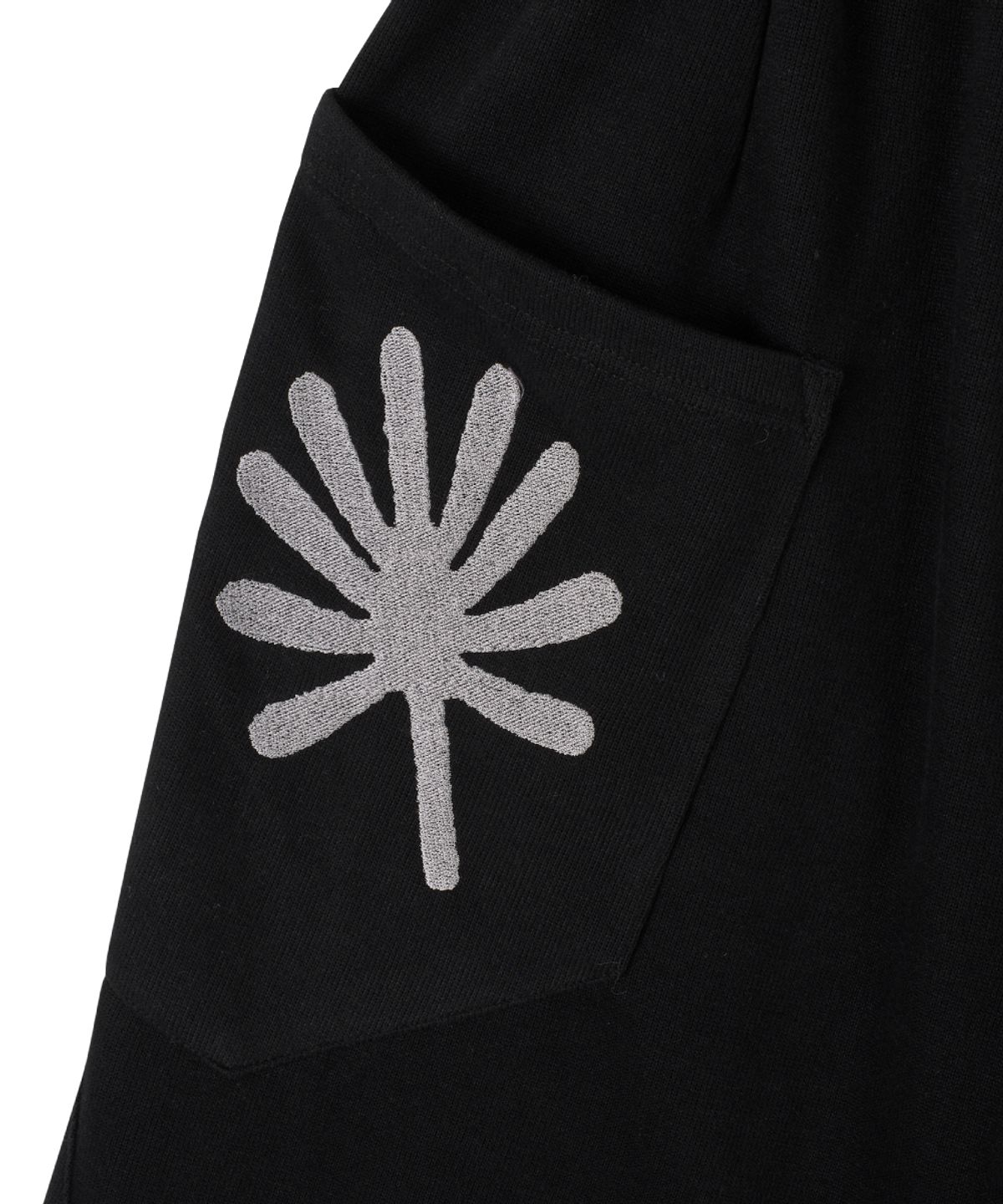 단델(DANDEL) DD symbol sweat bermuda pants (BLACK)