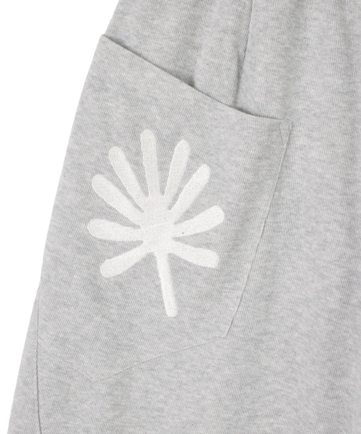 단델(DANDEL) DD symbol sweat bermuda pants (GREY)