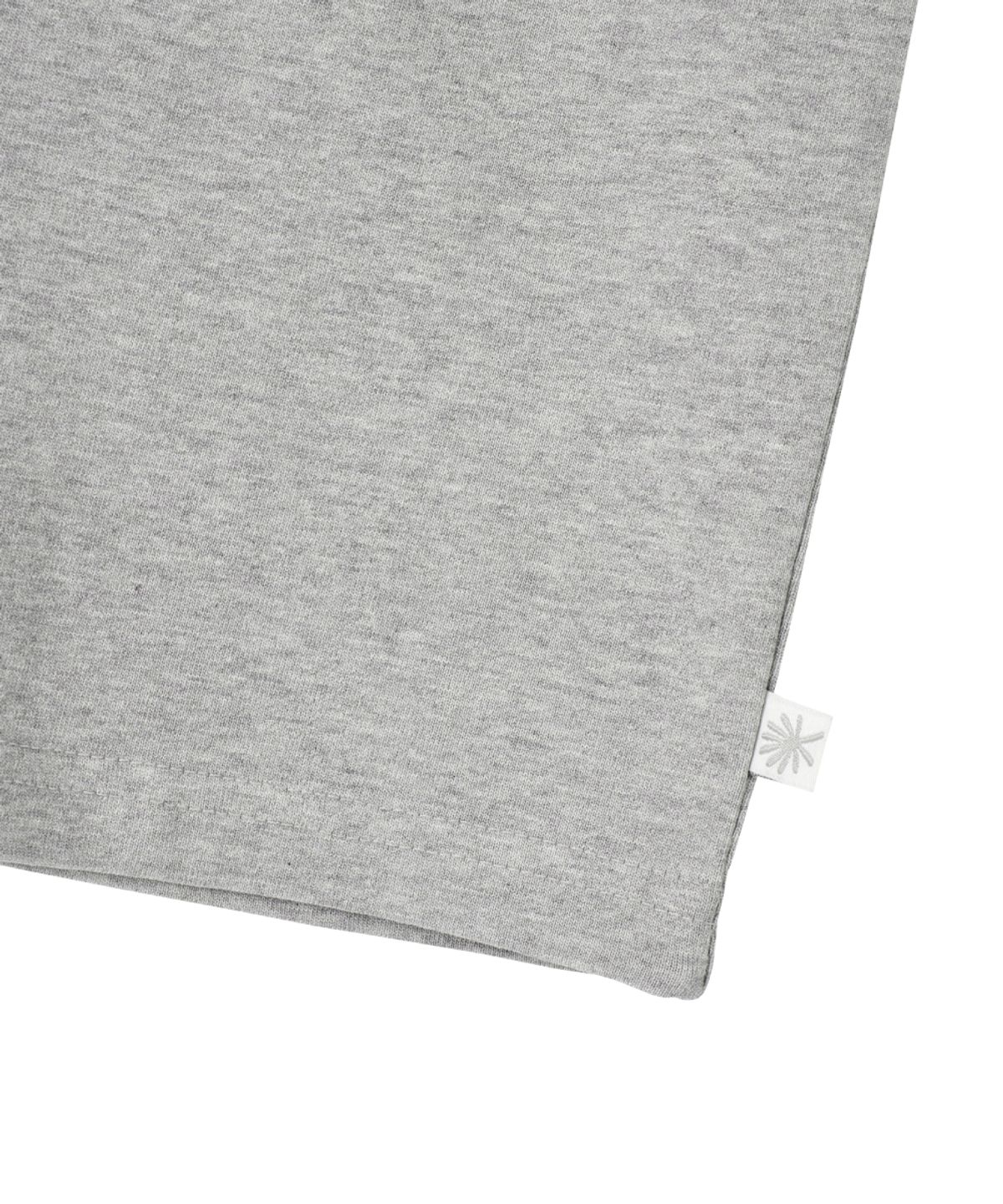 단델(DANDEL) DD symbol applique tee (GREY)