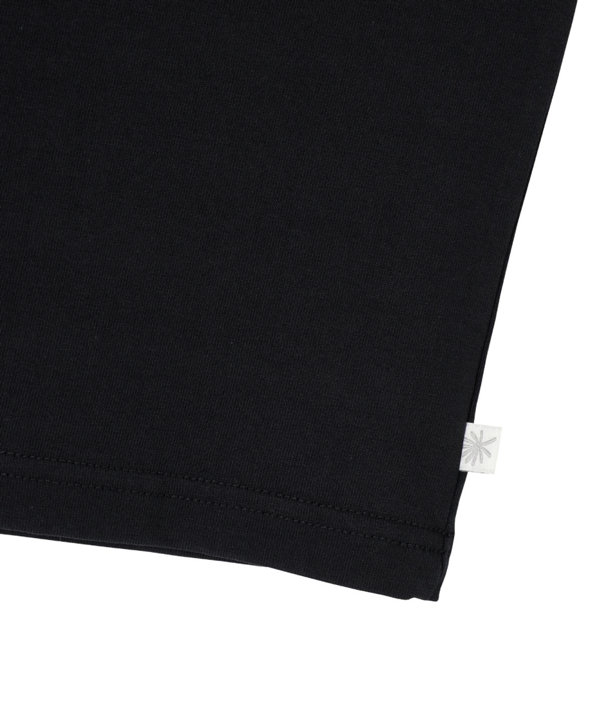 단델(DANDEL) DD symbol applique tee (BLACK)