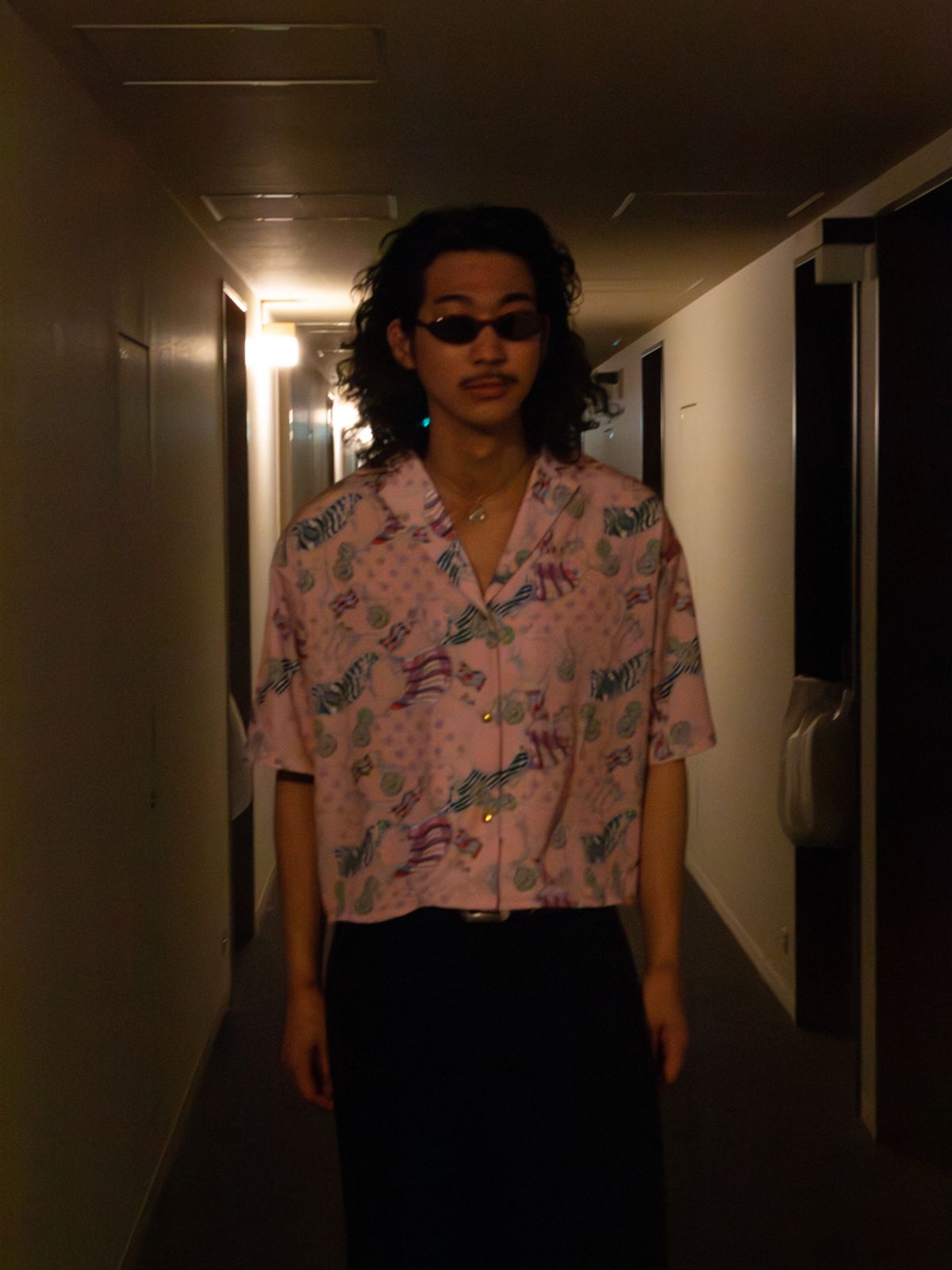 고저(GOZER) A ROPE SHIRT_PINK