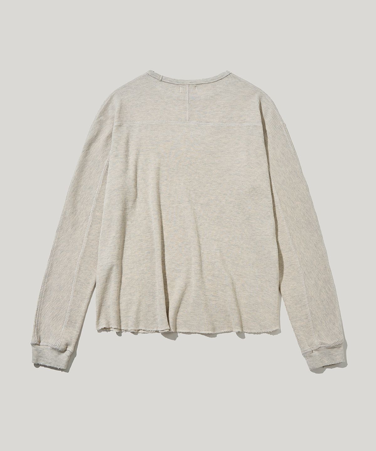 러스틱클럽(RUSTICCLUB) VINTAGE WAFFLE LONG SLEEVE_OATMEAL