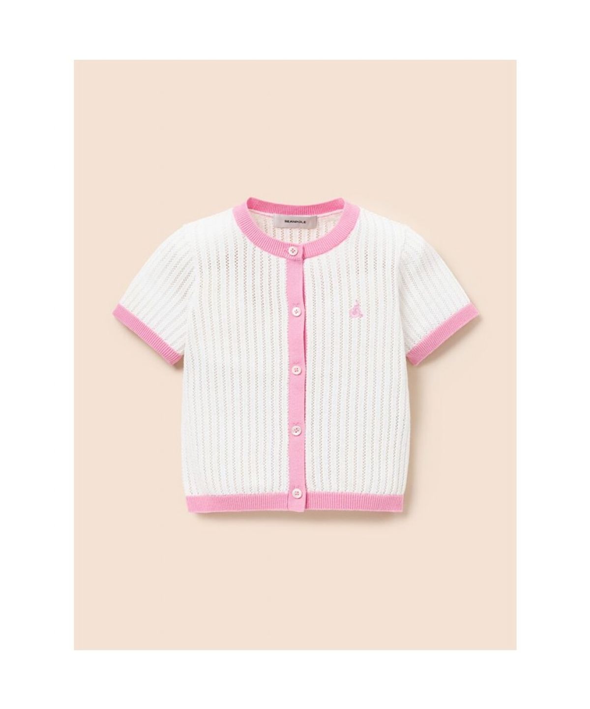 빈폴 키즈(BEANPOLE KIDS) 여아 크로쉐 가디건  아이보리 (BI545AG030)