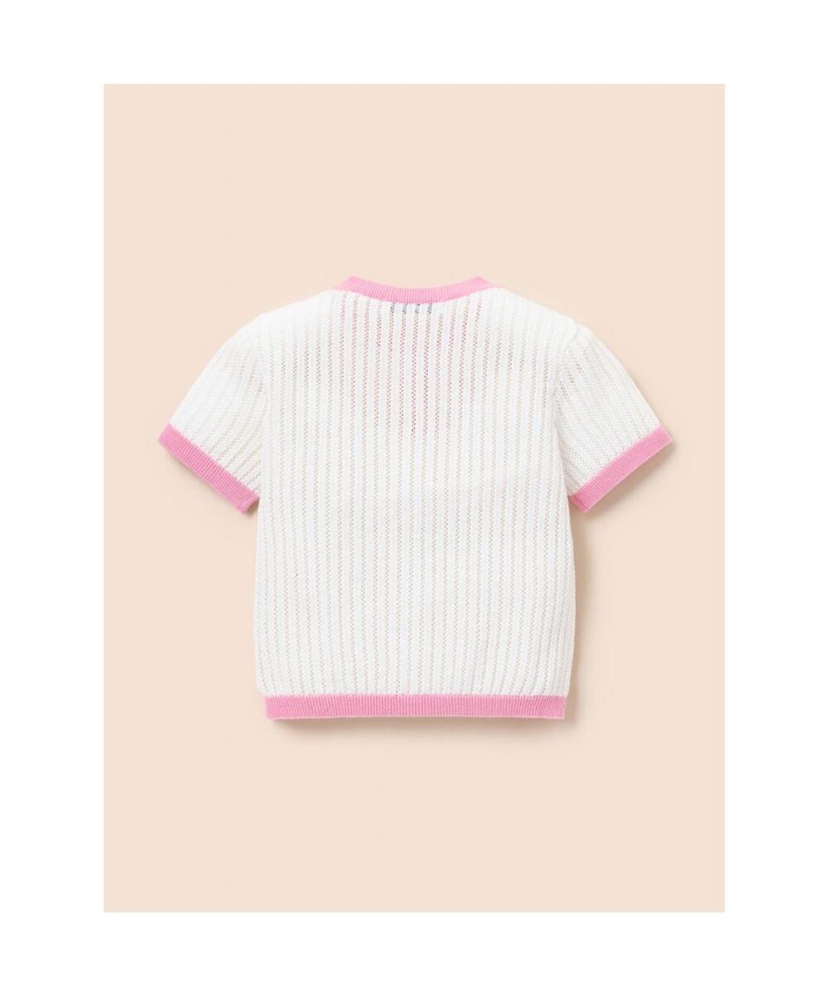 빈폴 키즈(BEANPOLE KIDS) 여아 크로쉐 가디건  아이보리 (BI545AG030)