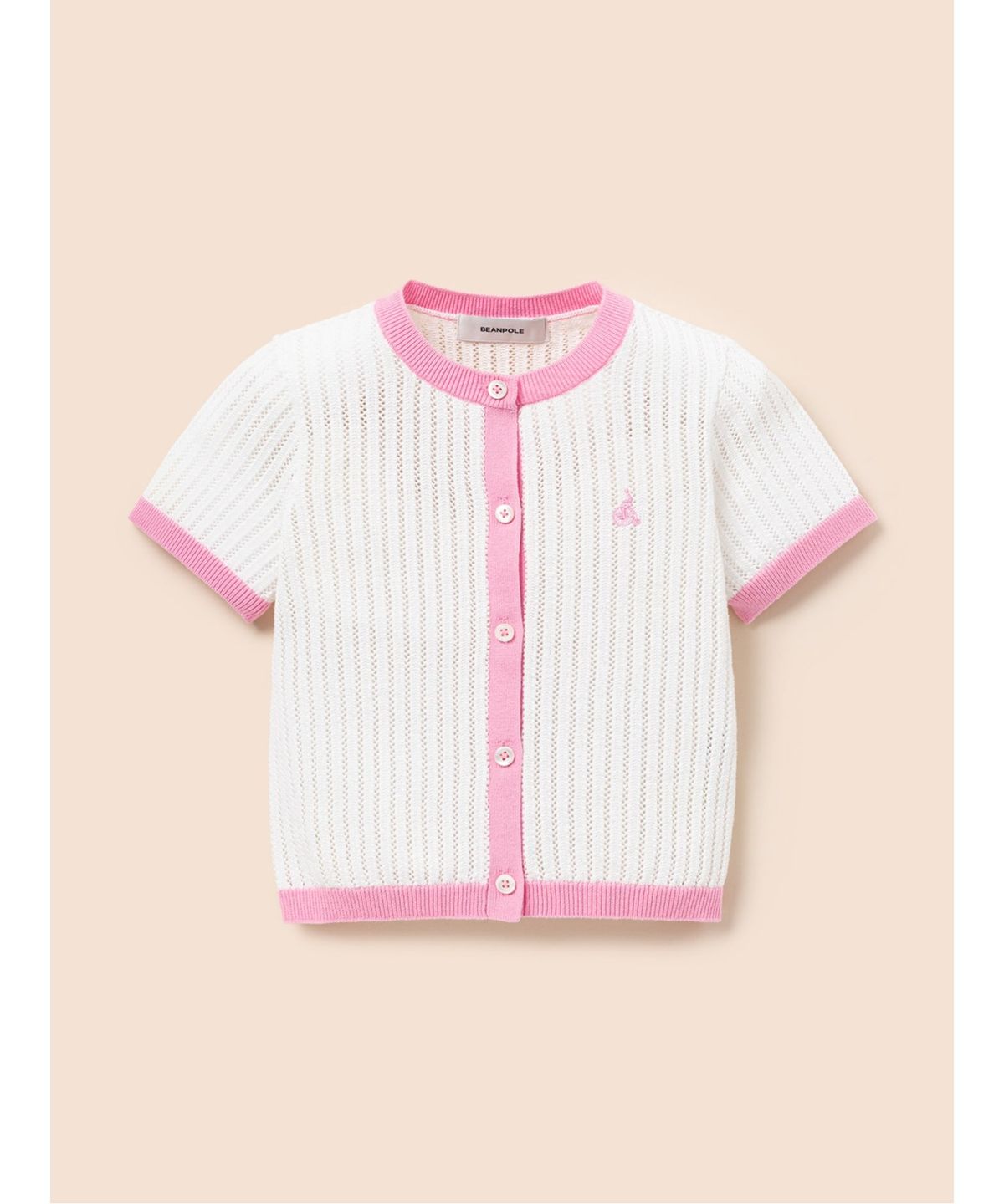 빈폴 키즈(BEANPOLE KIDS) 여아 크로쉐 가디건  아이보리 (BI545AG030)