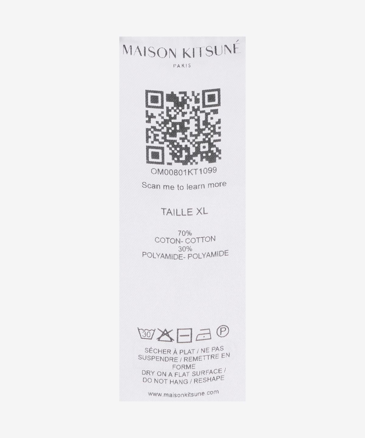 메종 키츠네(MAISON KITSUNE) 볼드 폭스 헤드 패치 맨투맨 - 소프트 틸 / OM00801KT10990080