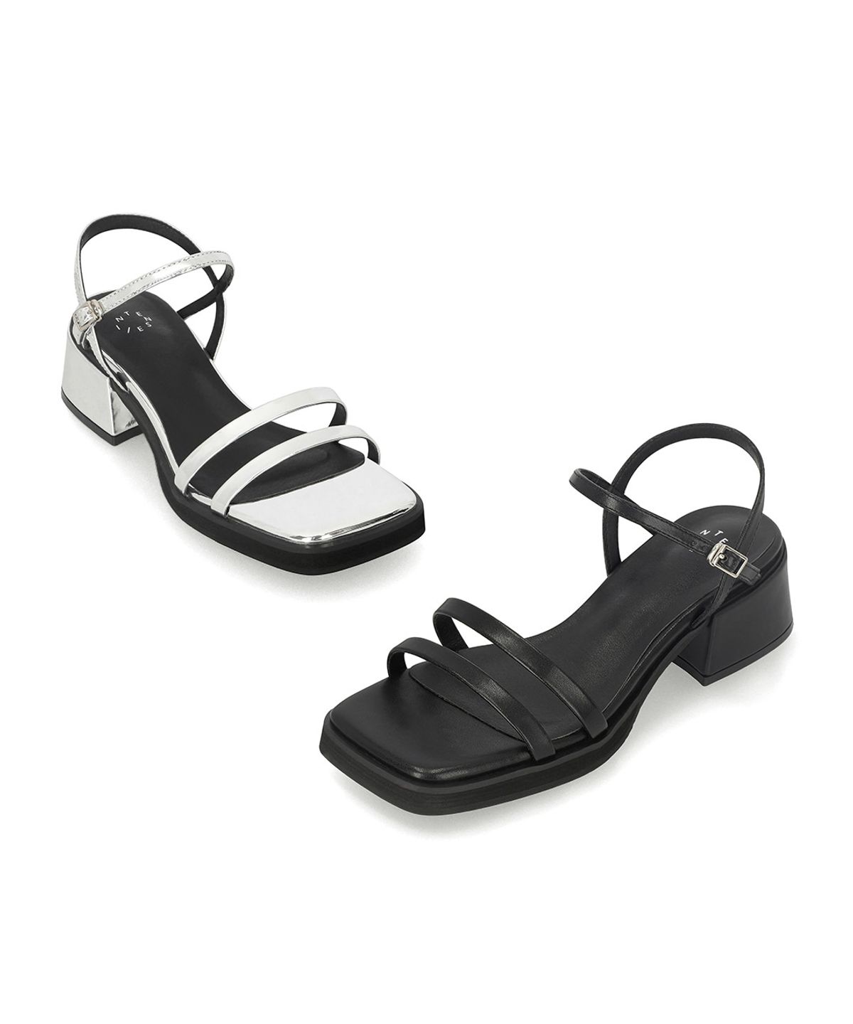 엘칸토(ELCANTO) 인텐스 여성 스트랩 미들힐 샌들 4cm LCWW56I526