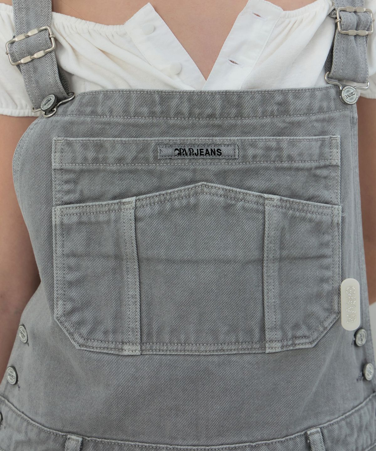 그로브(GROVE) BLAKE DENIM OVERALL (GREY)