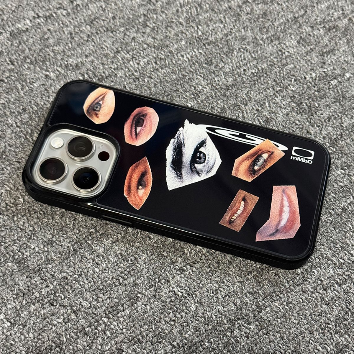 메모리즈바운더리(MEMORIESBOUNDARY) Particles of Memory Phone Case (Glass_BK)/(MagSafe)