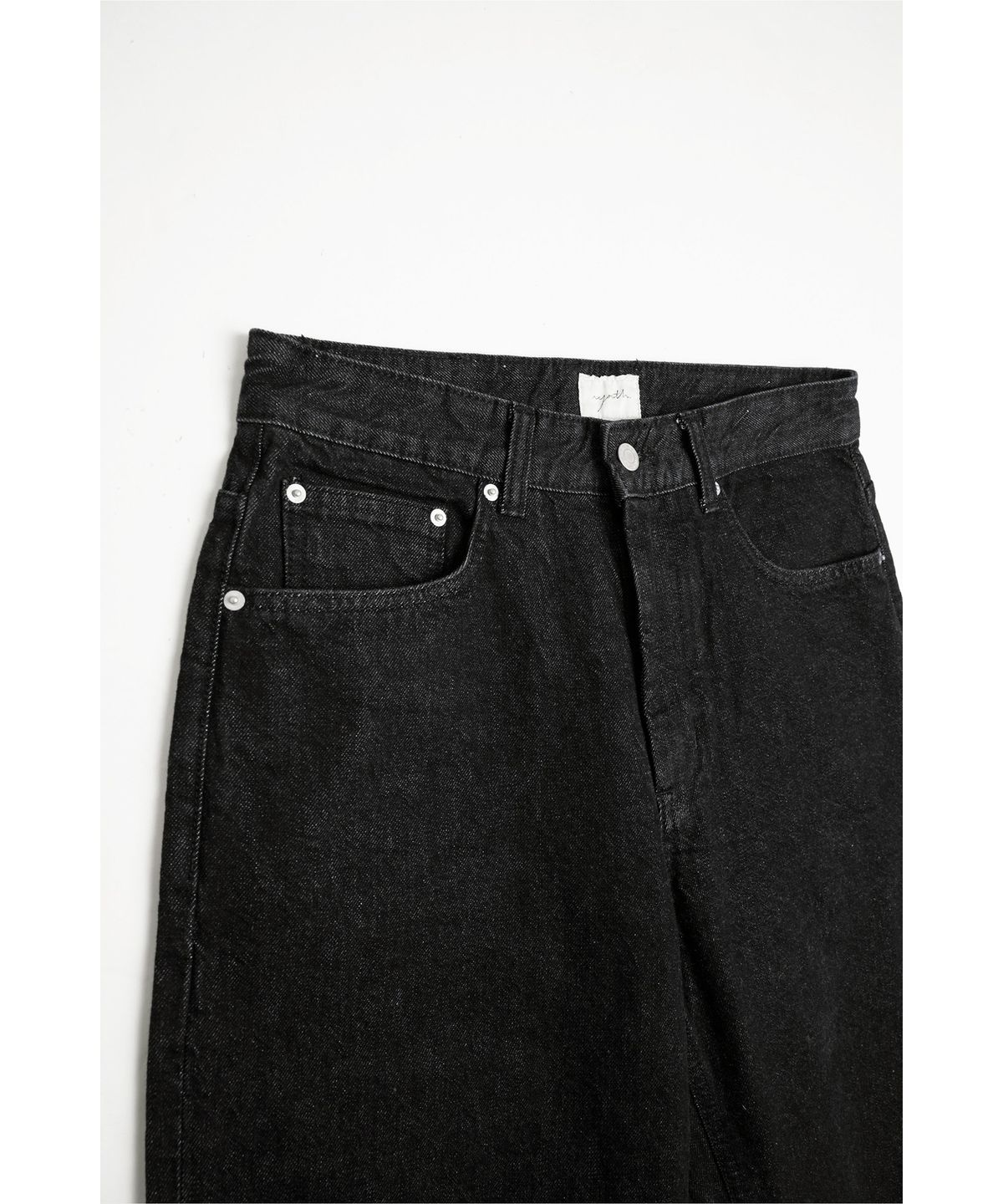 유스(YOUTH) Straight Denim Pants - Washed Black