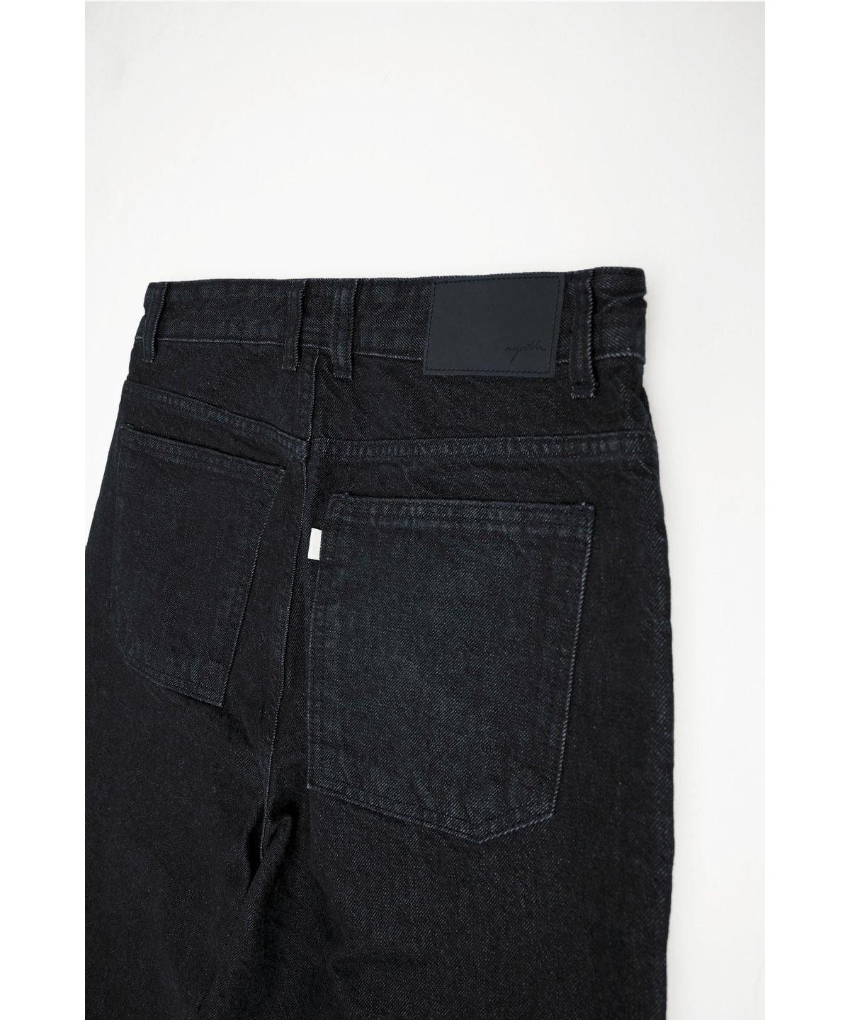 유스(YOUTH) Straight Denim Pants - Washed Black