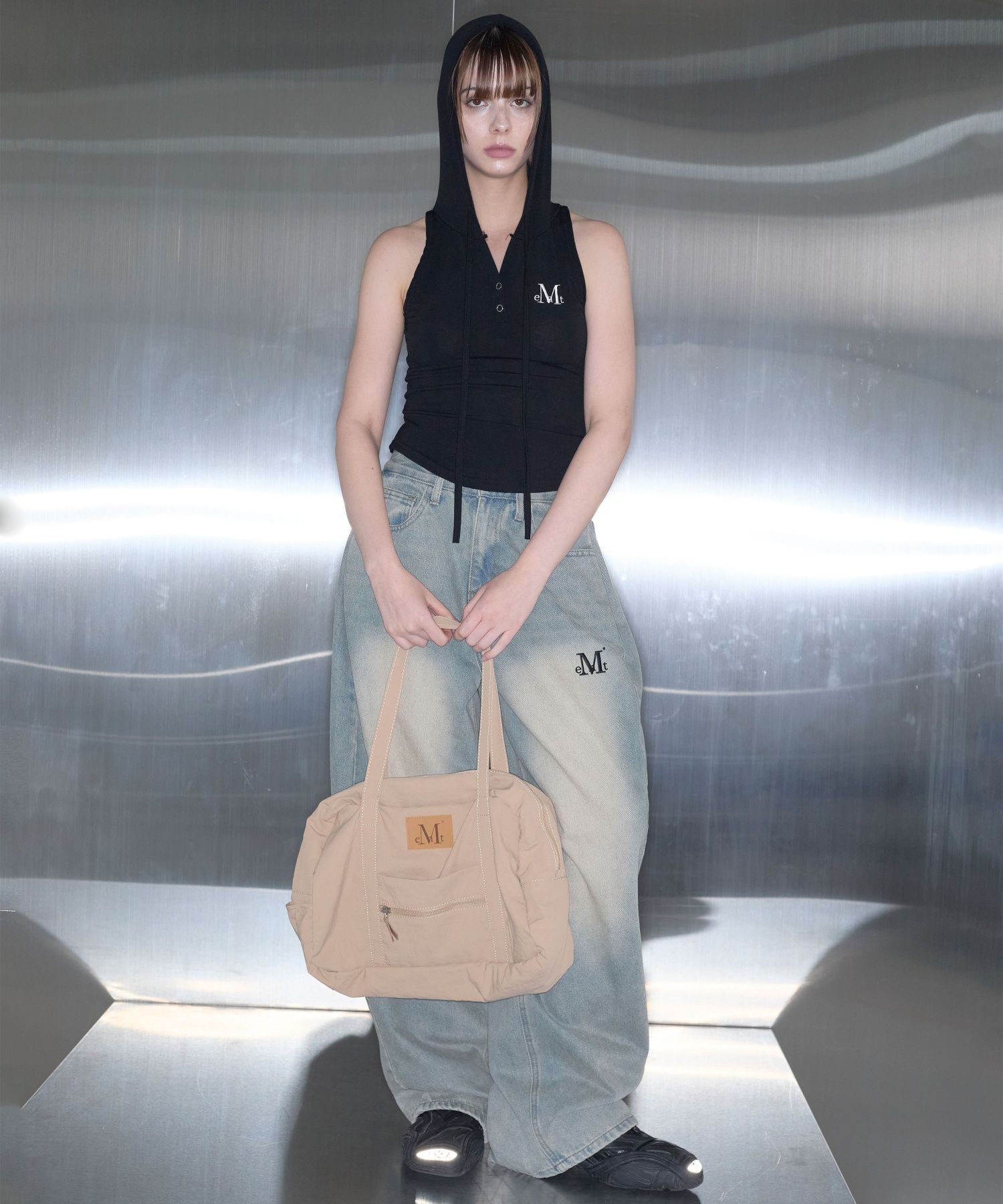 【MUCENT】 AMANDA FRONT POKET SHOULDER BAG UNISEX / 追跡付 MUSINSA公式 | MUCENT Amanda Front Pocket Shoulder Bag Unisex