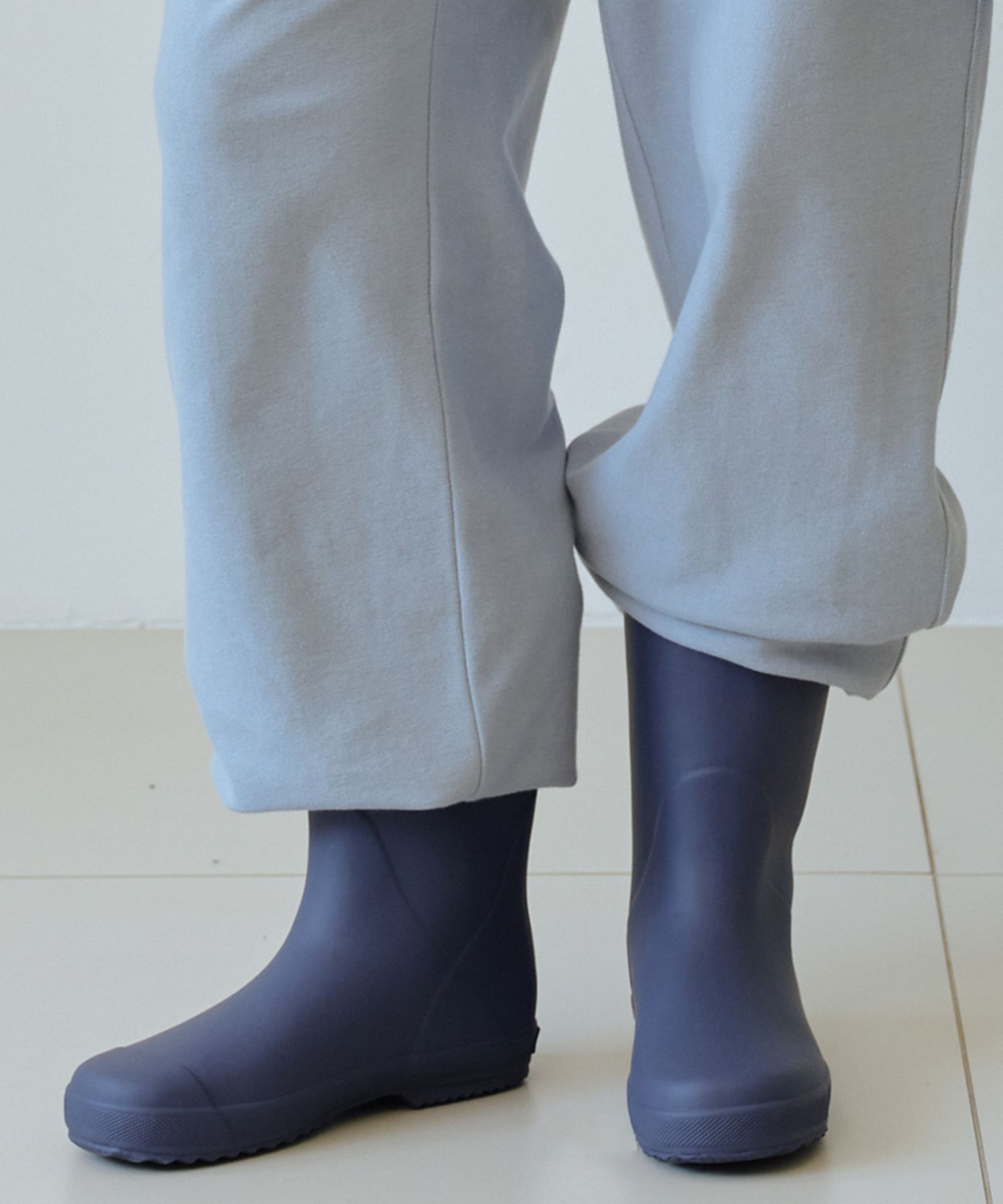 MUSINSA | BENSIMON BSM RAIN BOOTS MID - INDIGO BLUE