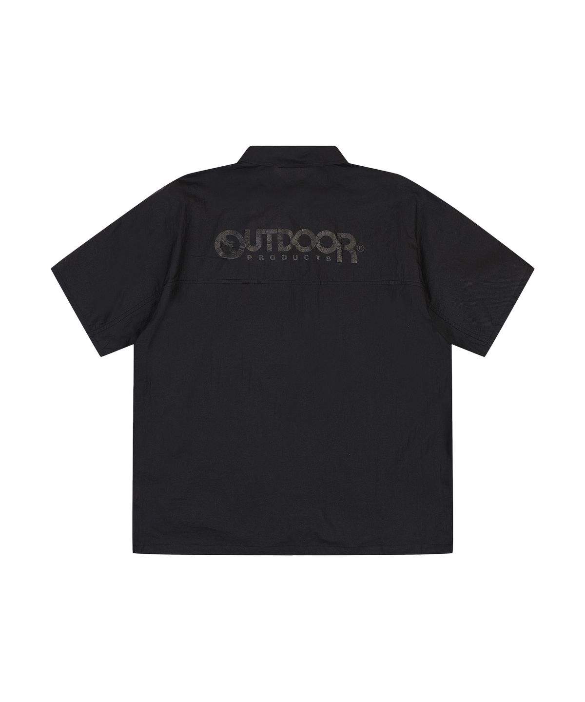 아웃도어 프로덕츠(OUTDOOR PRODUCTS) SHORT SLEEVE COLLAR ANORAK (BLACK)