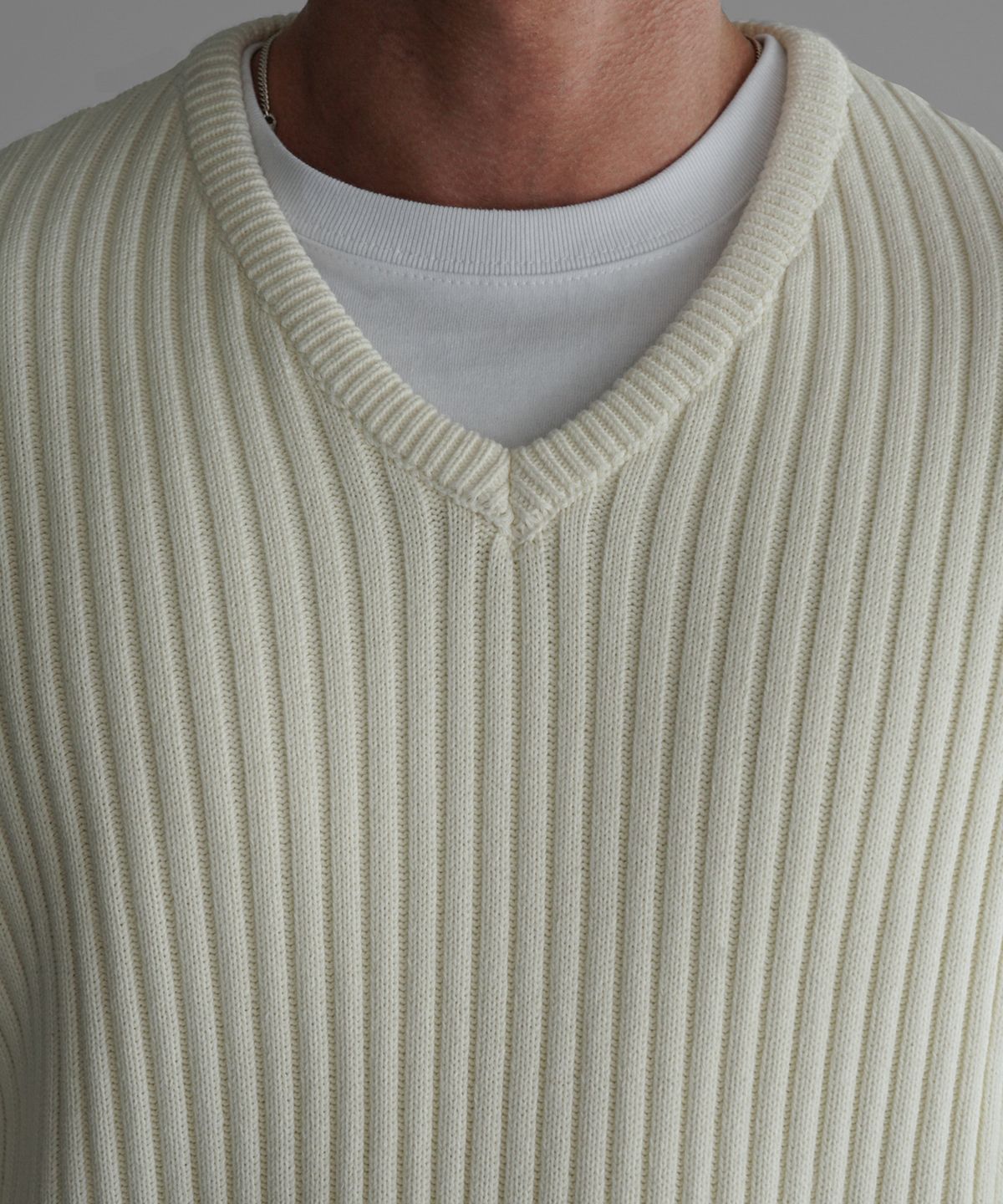 바우로 프로덕트(BOWLOW PRODUCT) 크롭 레이어드 티셔츠 RIB [3COLOR]