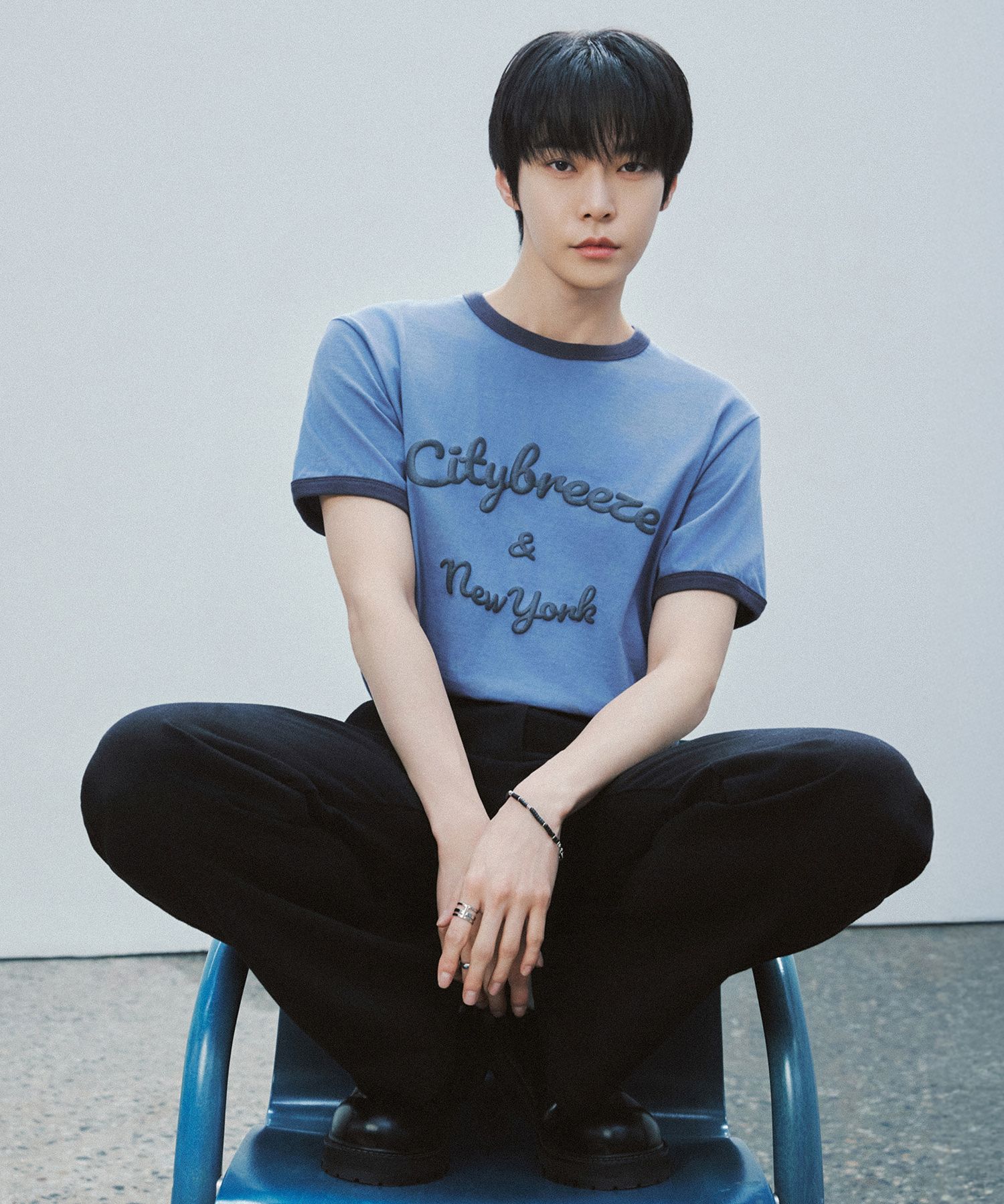 Tシャツ・カットソー citybreeze Vintage Logo Ringer T-Shirt_SKY BLUE MUSINSA | CITYBREEZE BREEZE NYC RINGER T-SHIRT_DUSTY BLUE