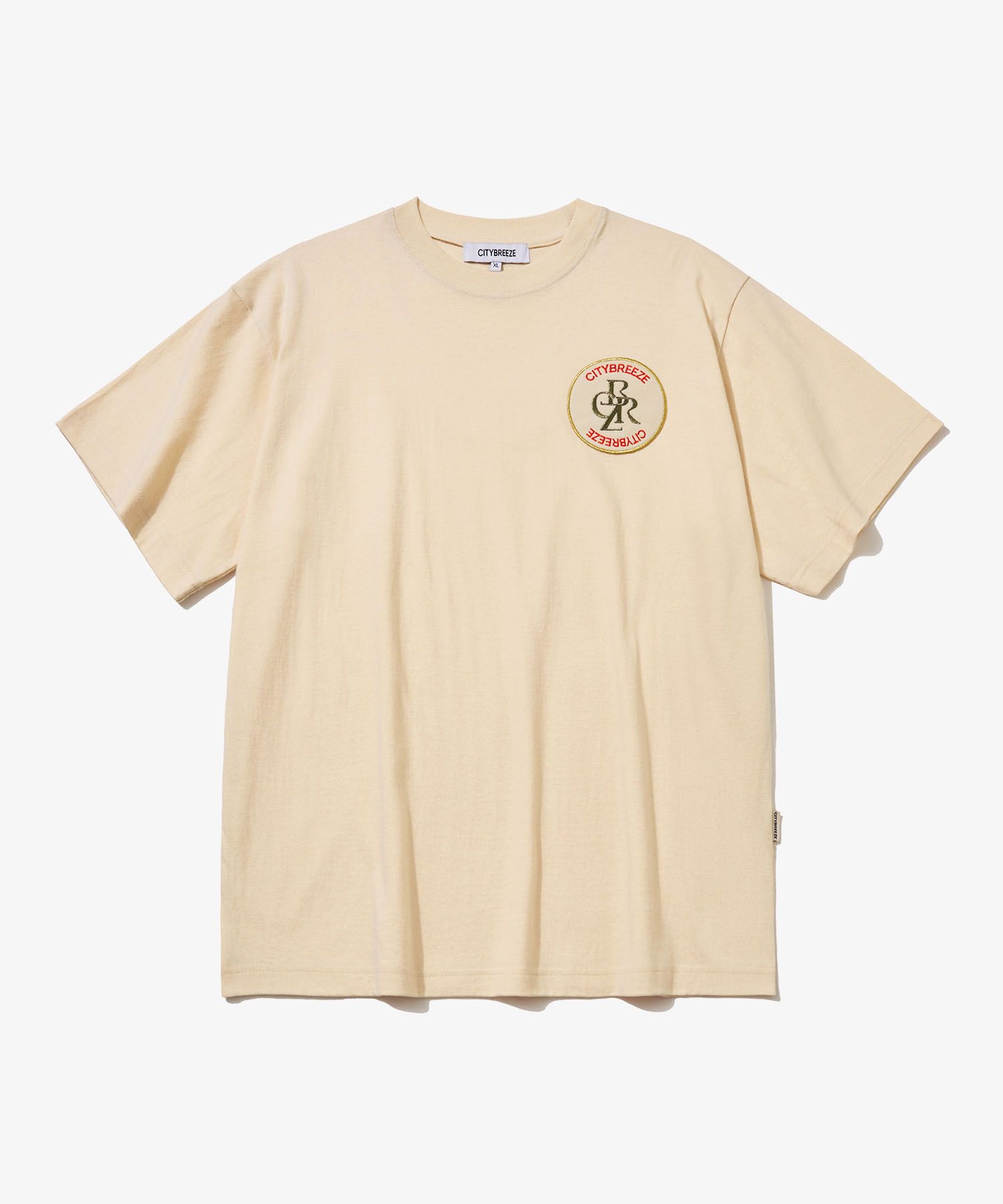 MUSINSA公式 | CITYBREEZE City Wappen Short Sleeve T-Shirt_CREAM