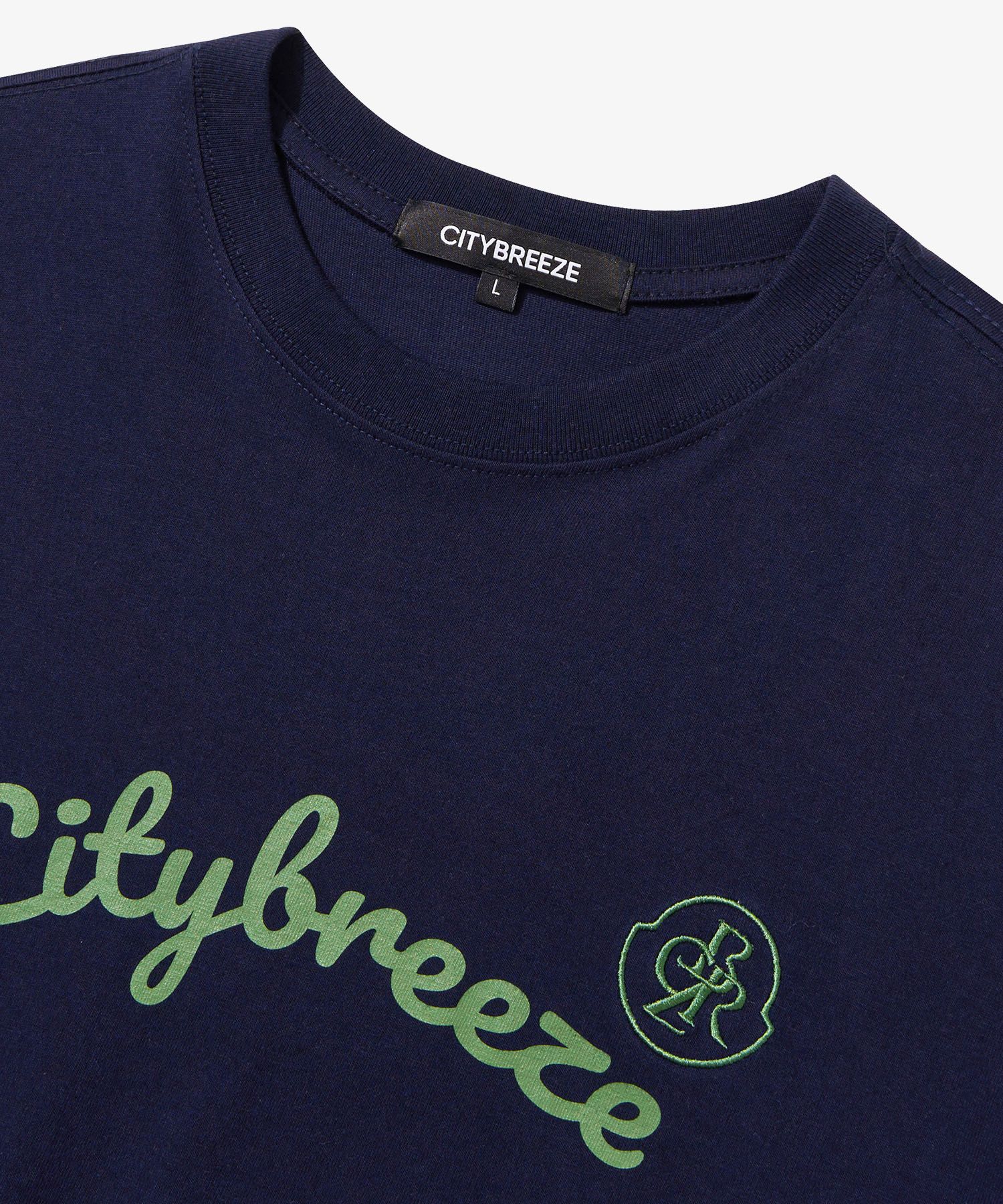 CITYBREEZE★NCT ドヨン着用★Breeze Line Short Sleeve T-Shirt MUSINSA | CITYBREEZE Breeze Line Short Sleeve T-Shirt_NAVY