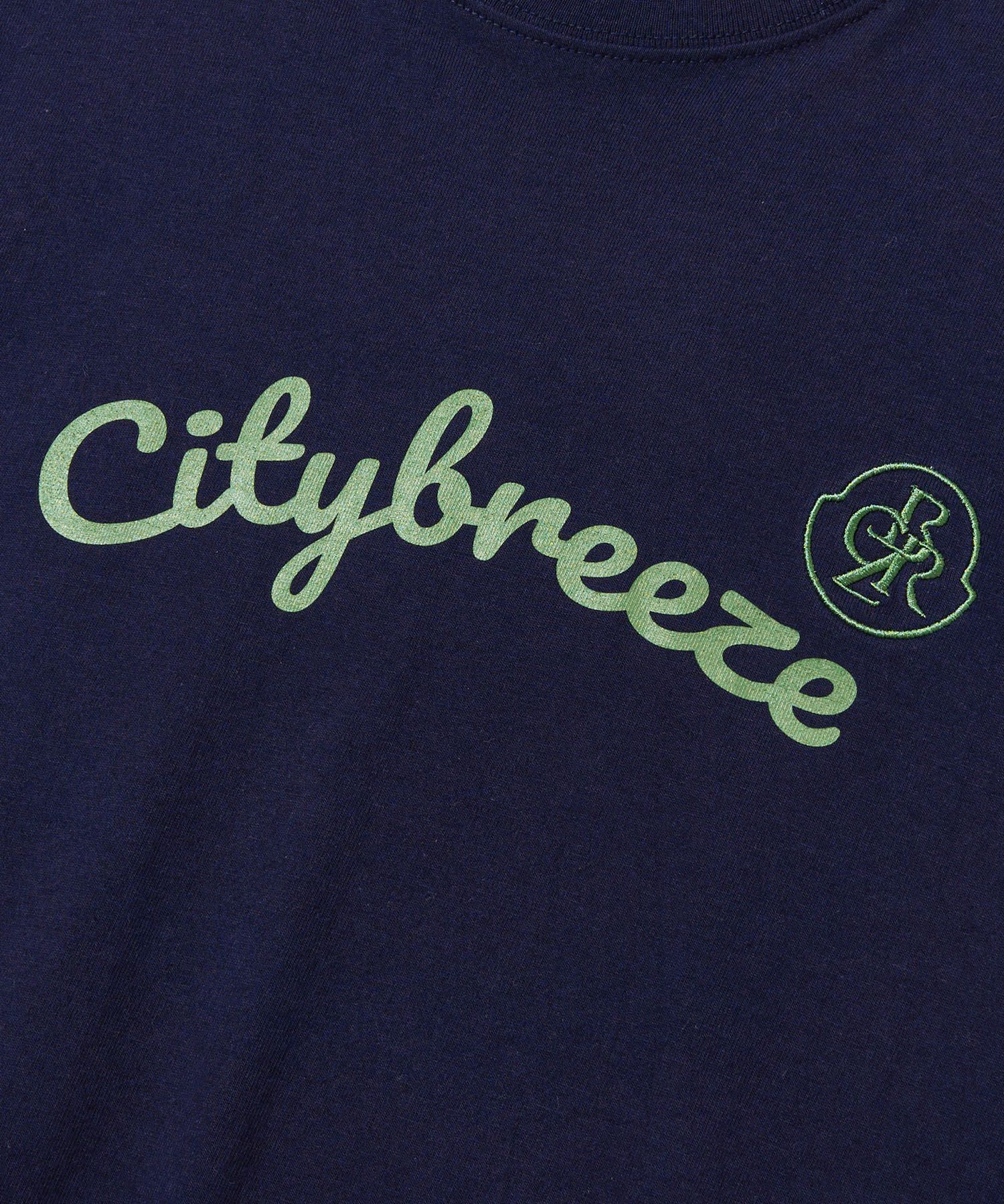MUSINSA | CITYBREEZE Breeze Line Short Sleeve T-Shirt_NAVY