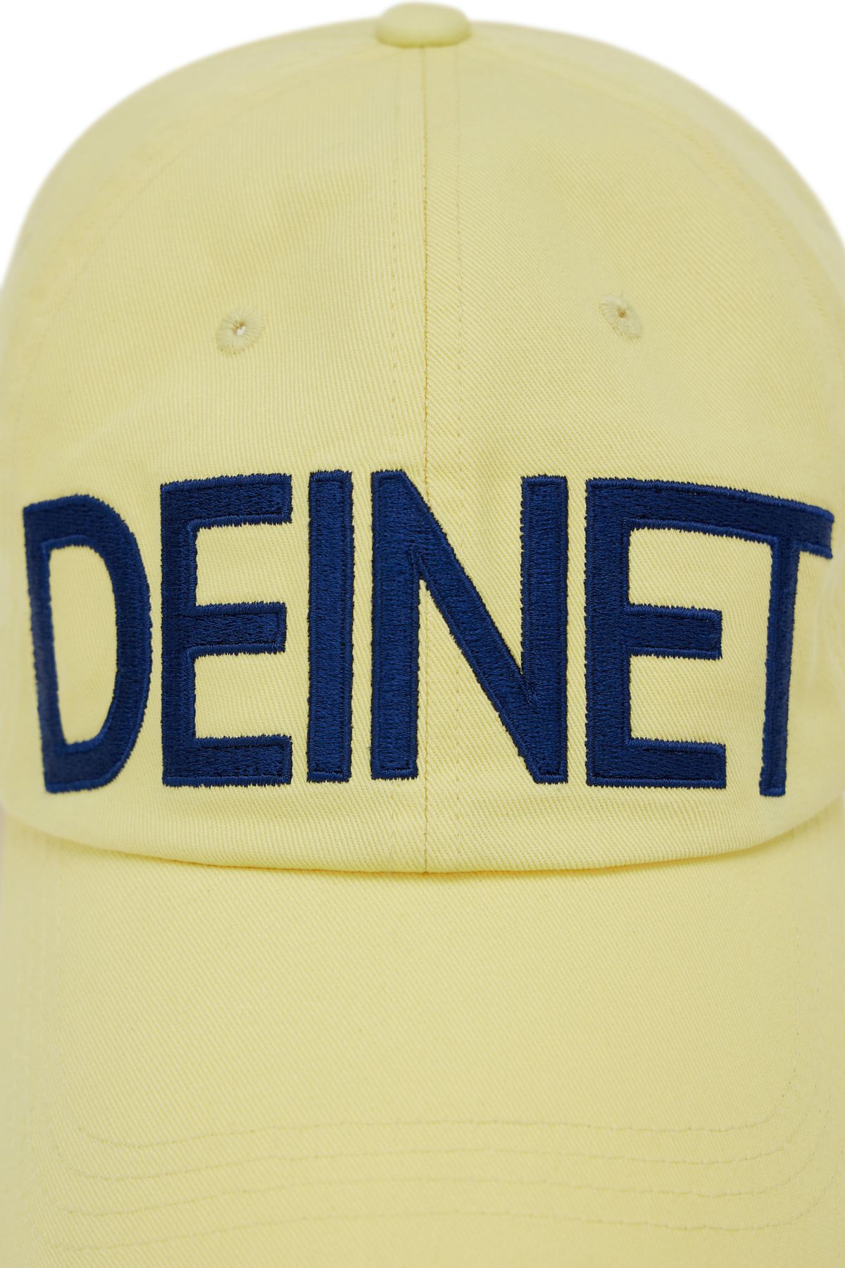 다이닛(DEINET) DEINET BIG LOGO CAP IN LEMON