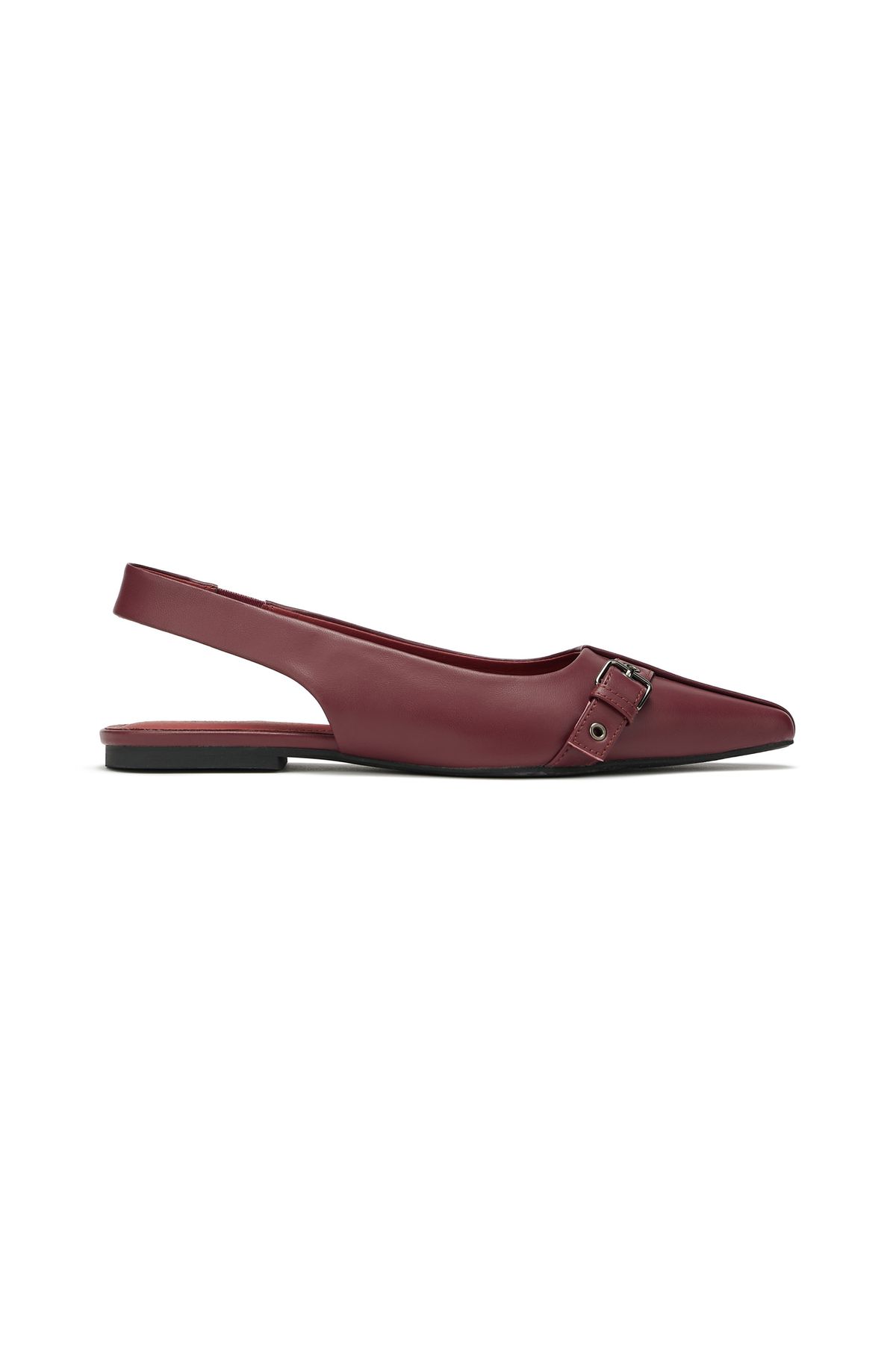 다이닛(DEINET) DEINET BUCKLE MULE IN BURGUNDY