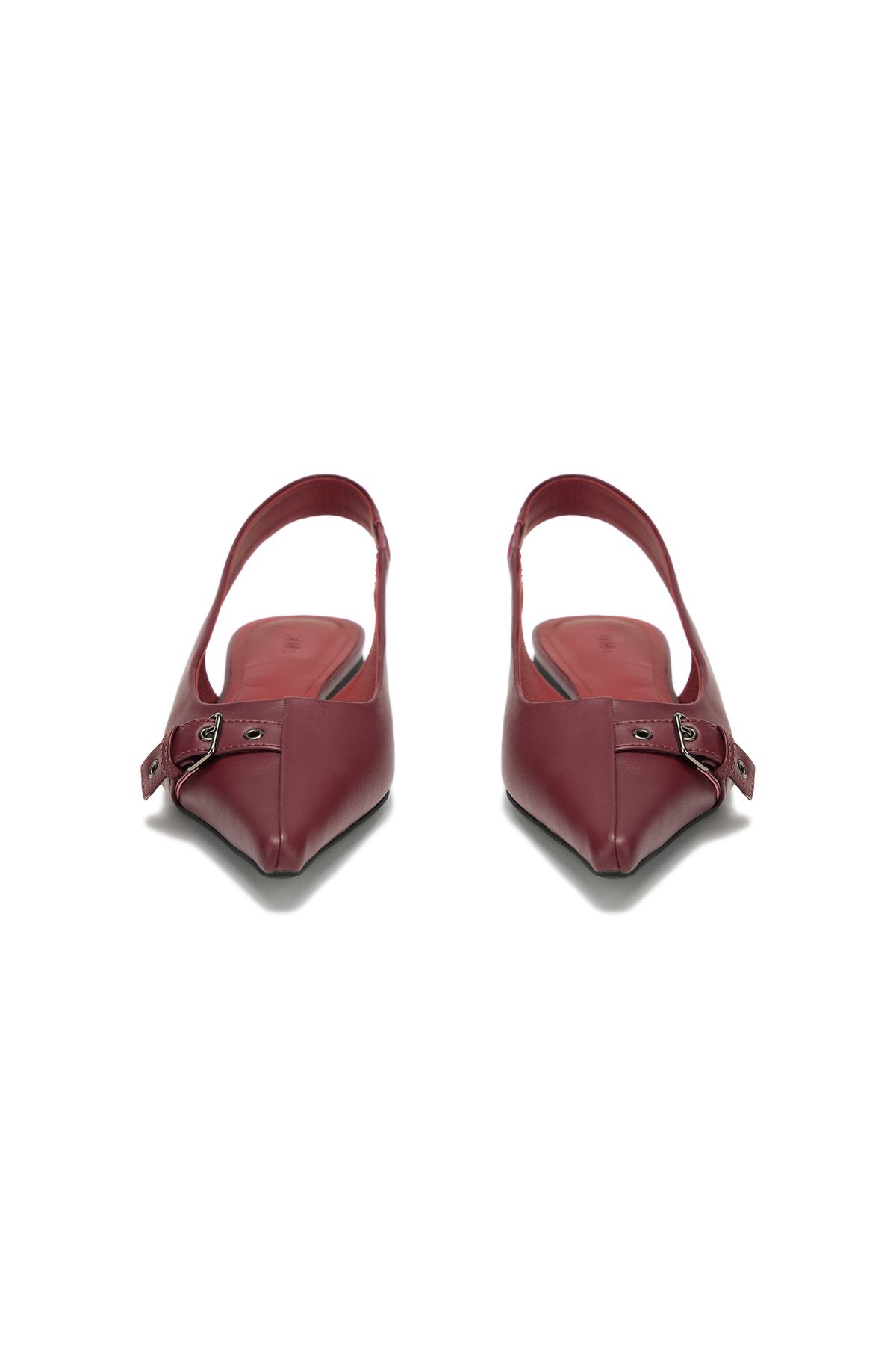 다이닛(DEINET) DEINET BUCKLE MULE IN BURGUNDY
