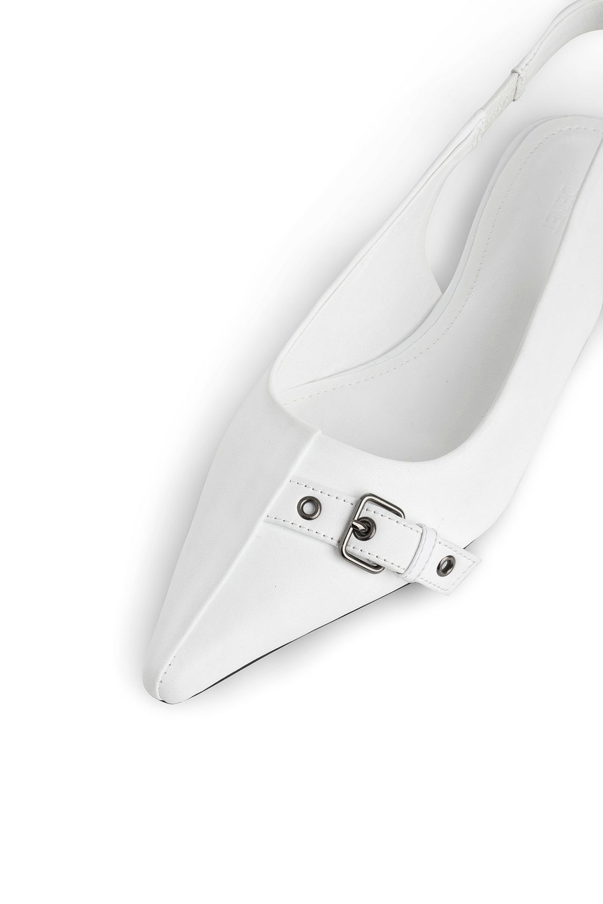 다이닛(DEINET) DEINET BUCKLE MULE IN WHITE