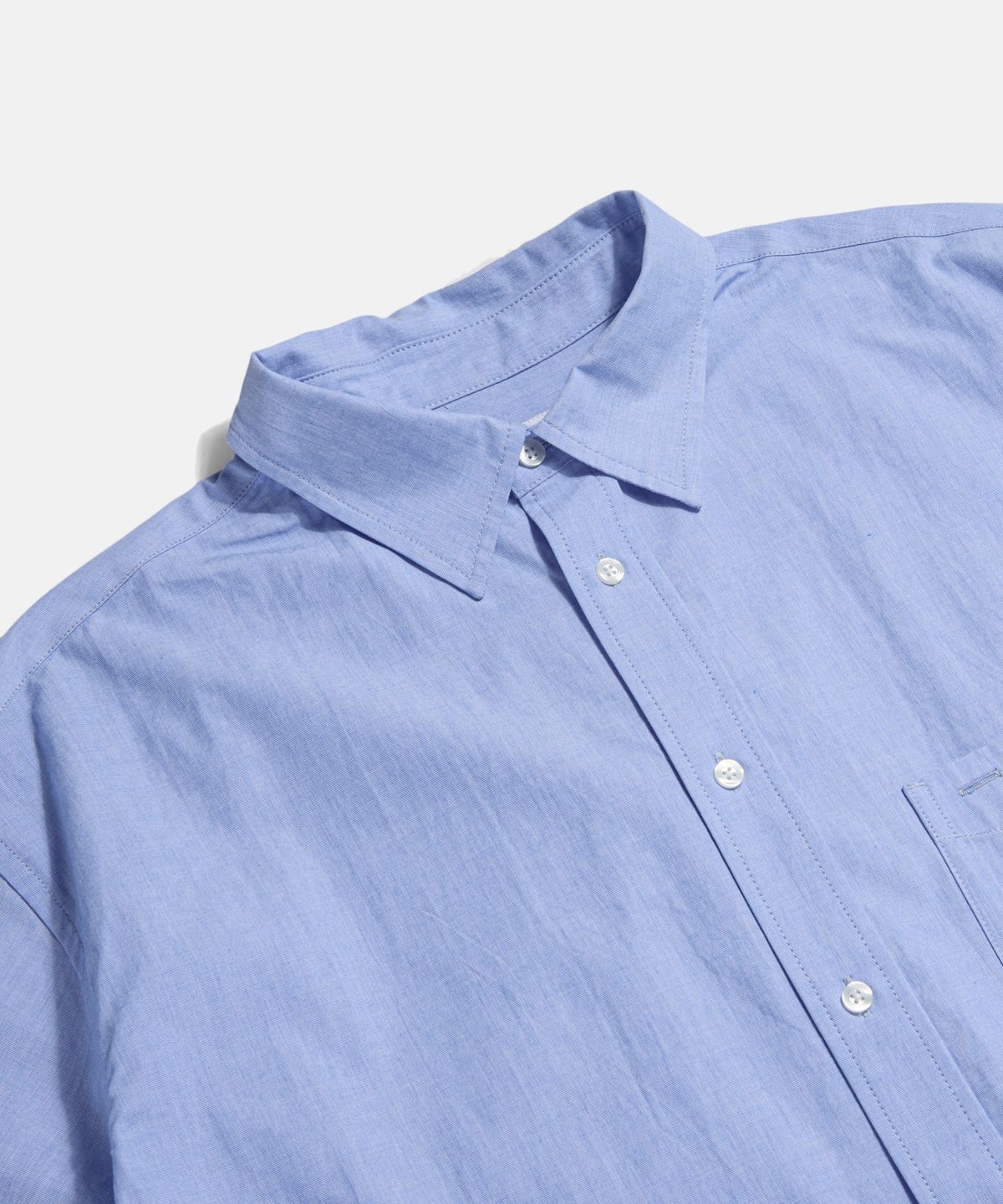 에스피오나지(ESPIONAGE) Comfort S/S Shirt Blue H.D