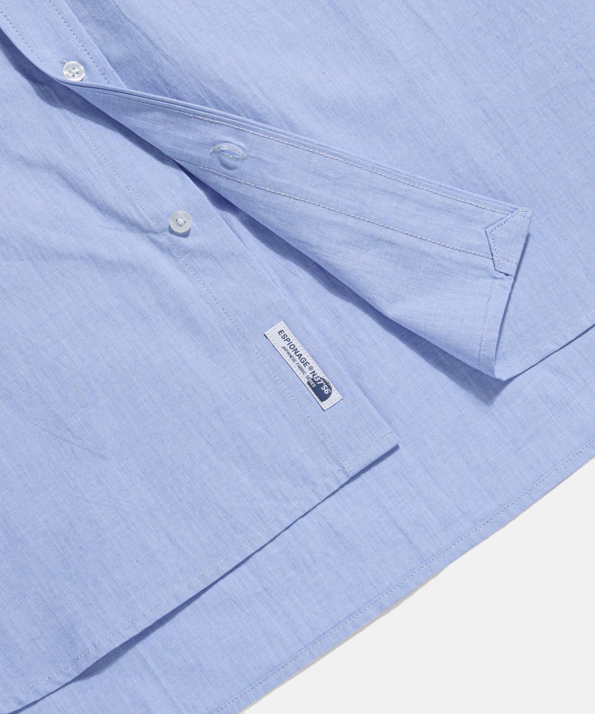 에스피오나지(ESPIONAGE) Comfort S/S Shirt Blue H.D