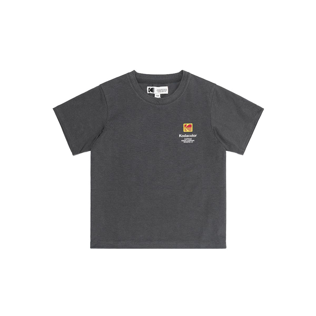 코닥 키즈(KODAK KIDS) 스테디움 클럽 에어로쿨 반팔 티셔츠 키즈 CHARCOAL