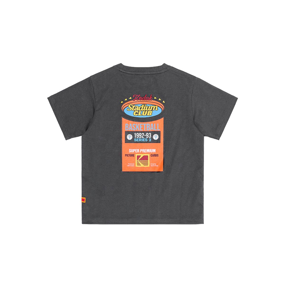 코닥 키즈(KODAK KIDS) 스테디움 클럽 에어로쿨 반팔 티셔츠 키즈 CHARCOAL