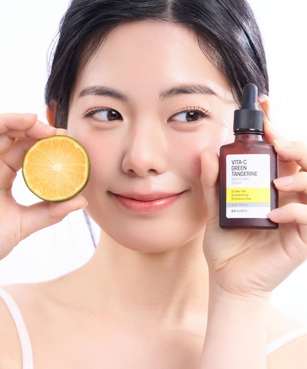 뷰스타(BEAUSTA) 비타씨 그린 탠저린 브라이트닝 세럼