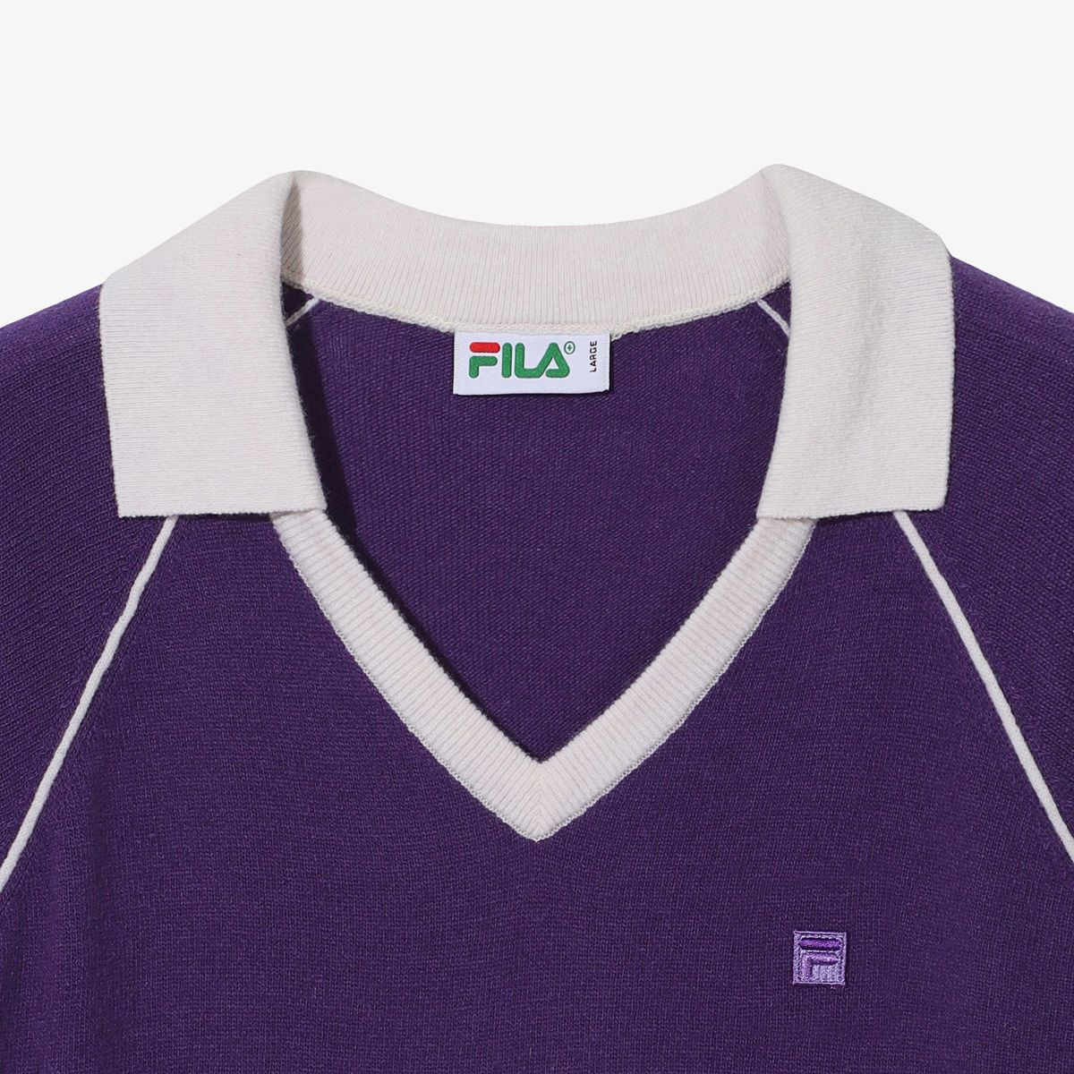 휠라(FILA) F+ LINE SQUADRA KNIT TOP(FO253ST10X001541)