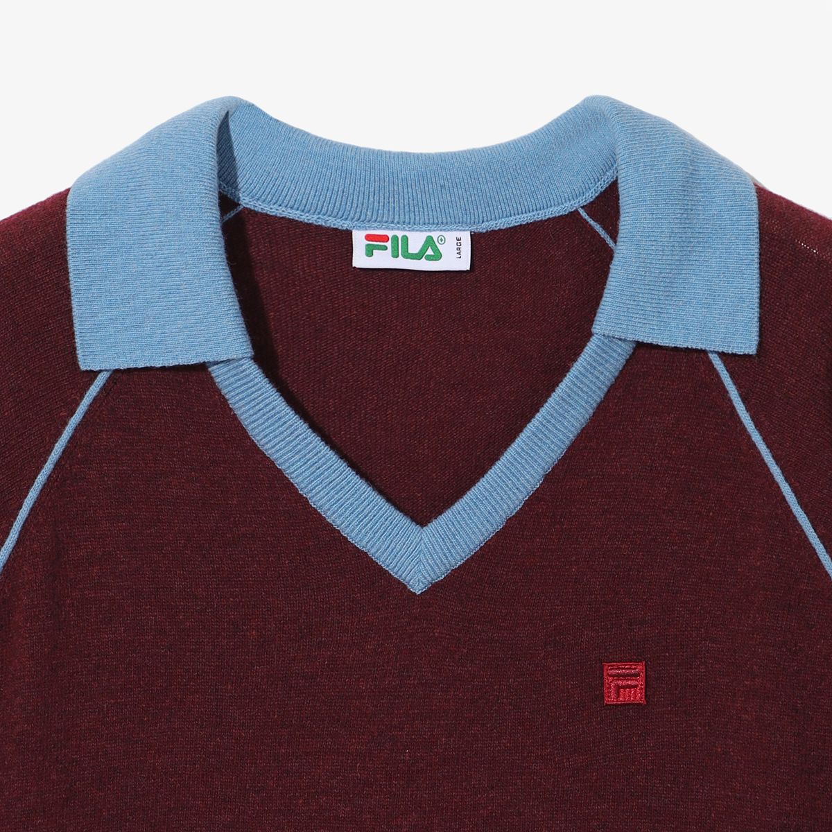 휠라(FILA) F+ LINE SQUADRA KNIT TOP(FO253ST10X001639)
