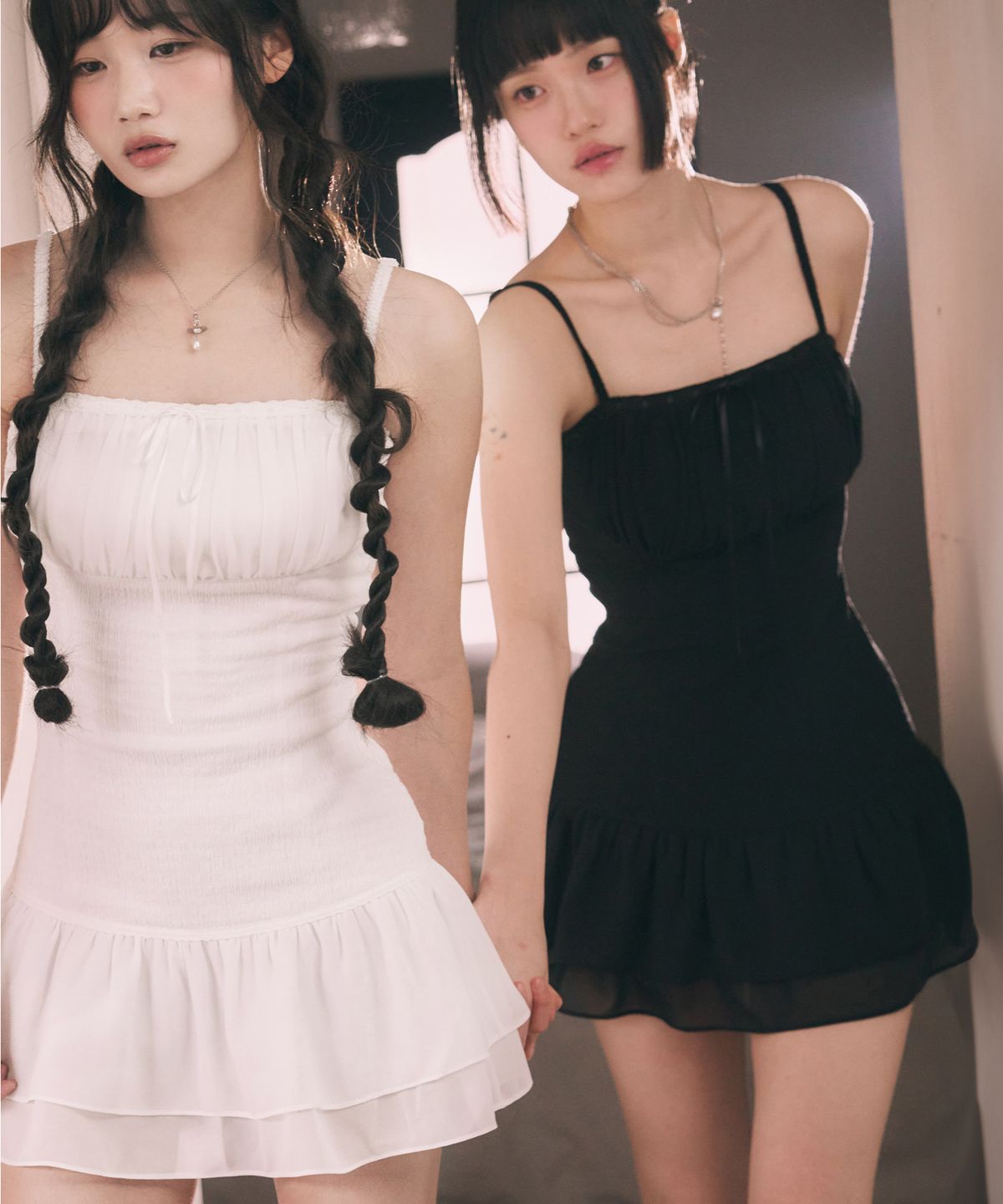 레이즈미야(REISE MIYA) 페어리 샤샤 미니 드레스 [WHITE]