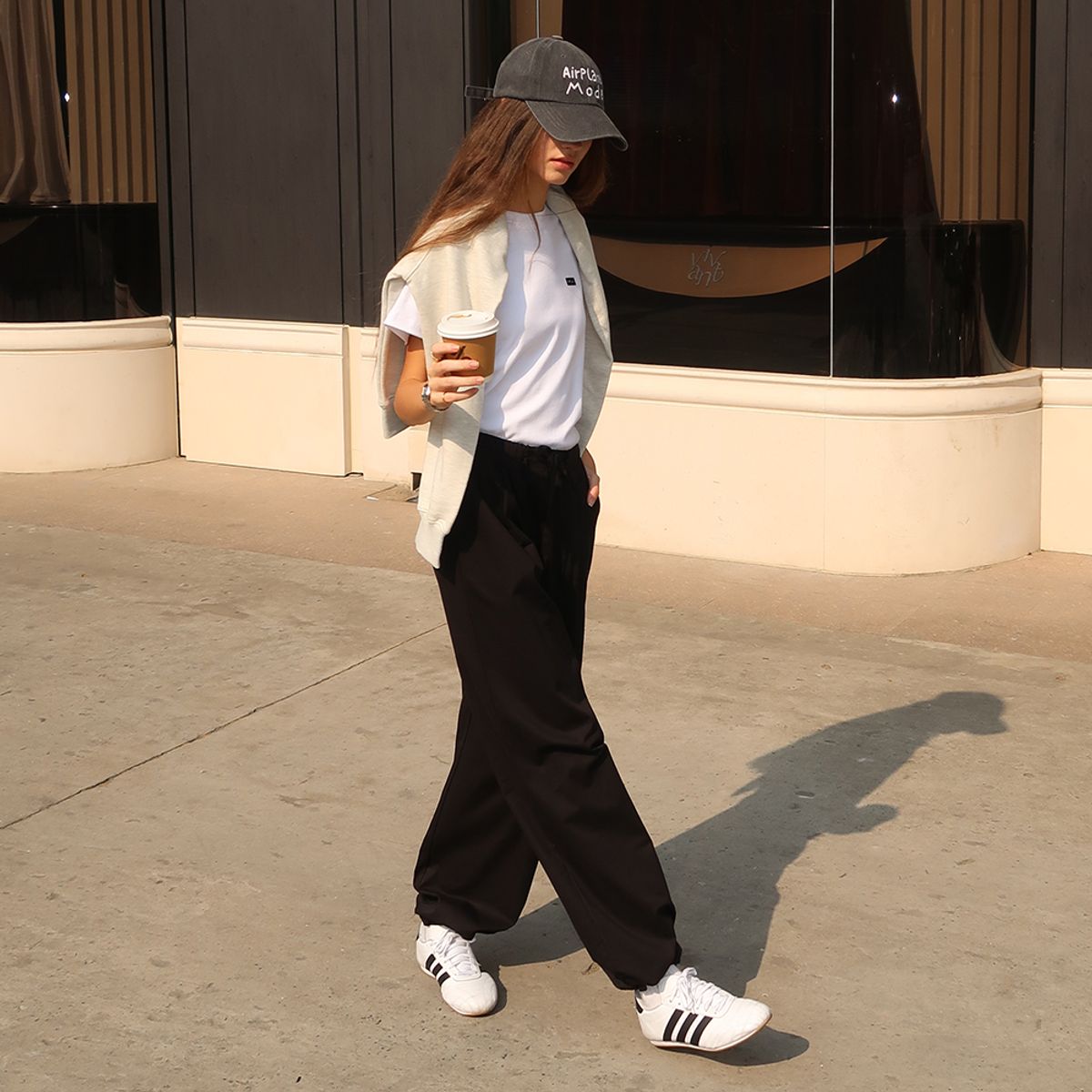 인지액티브(INJIACTIVE) Strap Pintuck Sensual Pants 블랙