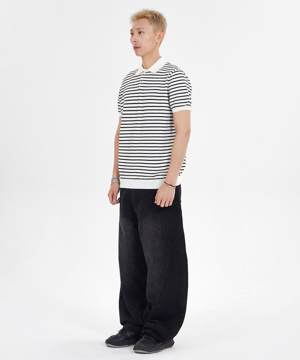 메이킷투(MAKEITTO) 벌룬 와이드 데님 팬츠_블랙