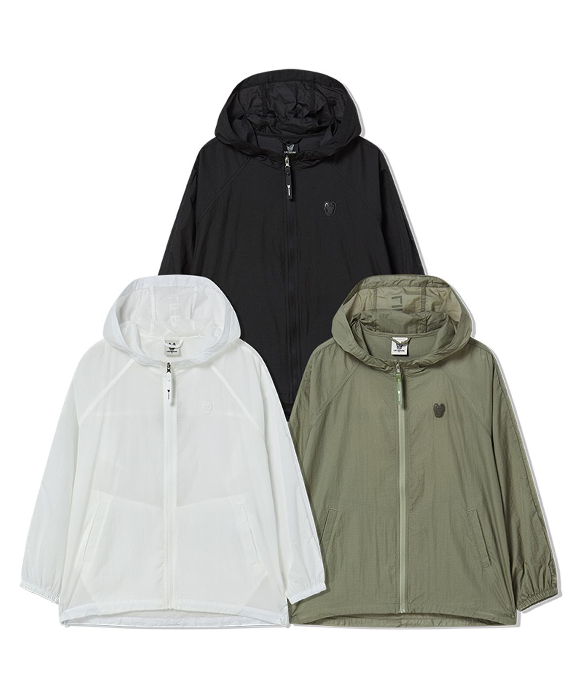 라이프워크 키즈(LIFEWORK KIDS) 키즈) 나일론 시스루 후드 바람막이 자켓